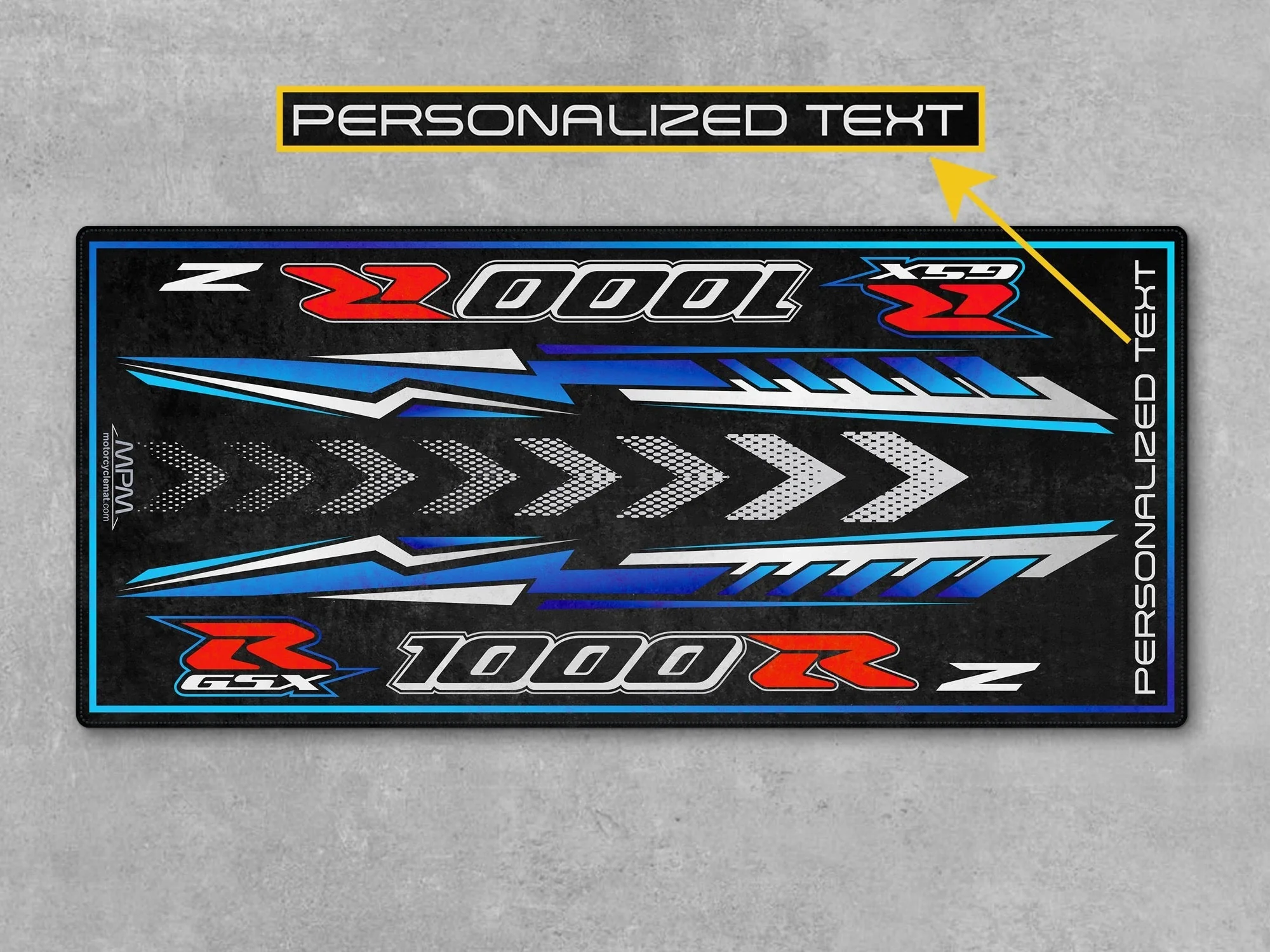 Designed Pit Mat for Suzuki GSX-R1000RZ Motorcycle - MM7354 - Image 4