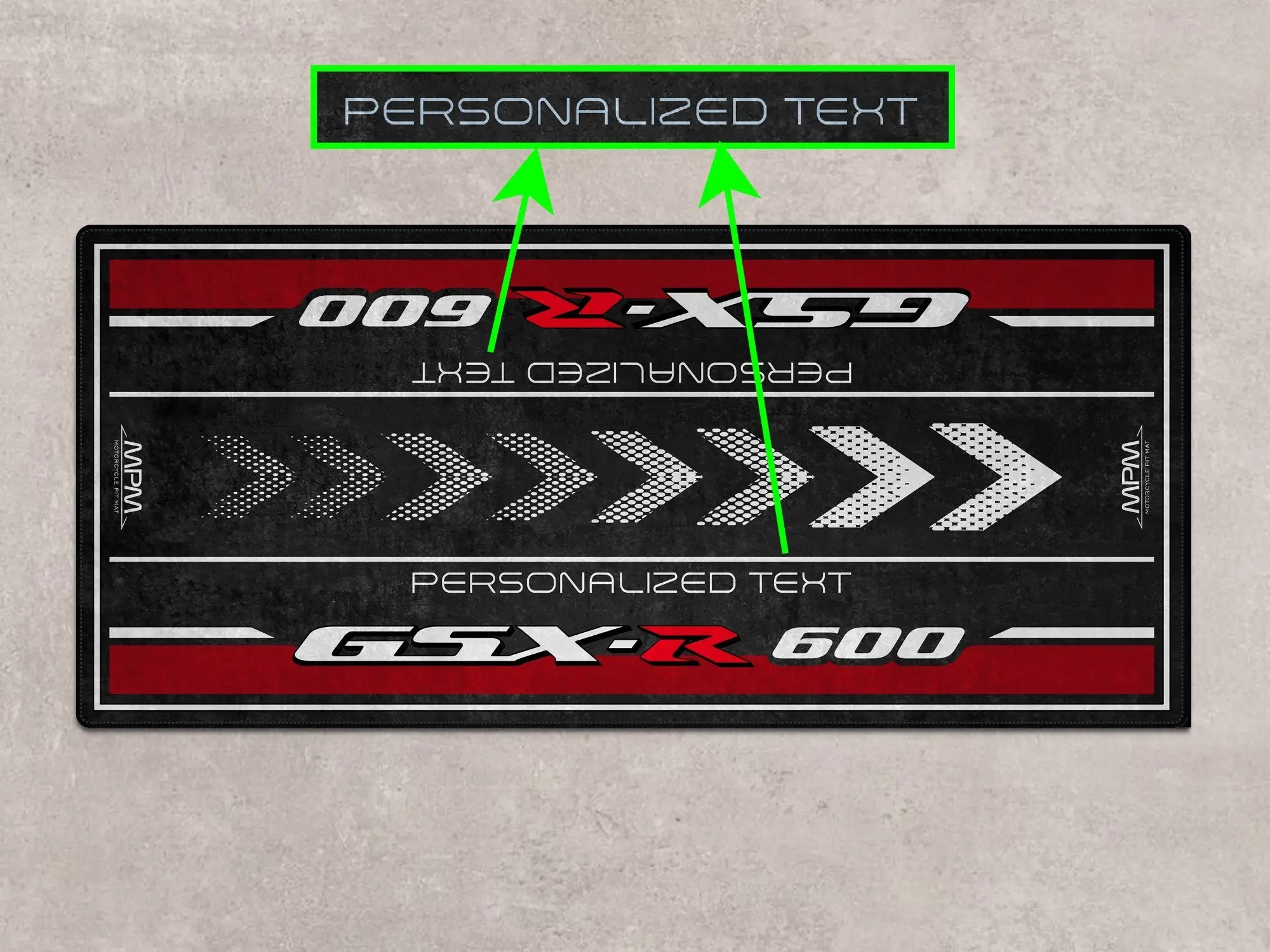 Designed Pit Mat for Suzuki GSX-R600 Motorcycle - MM7358 - Image 4