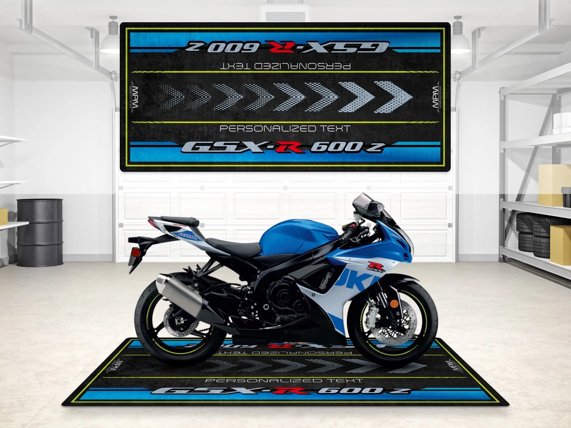 Designed Pit Mat for Suzuki GSX-R600Z Motorcycle - MM7359 - Image 3