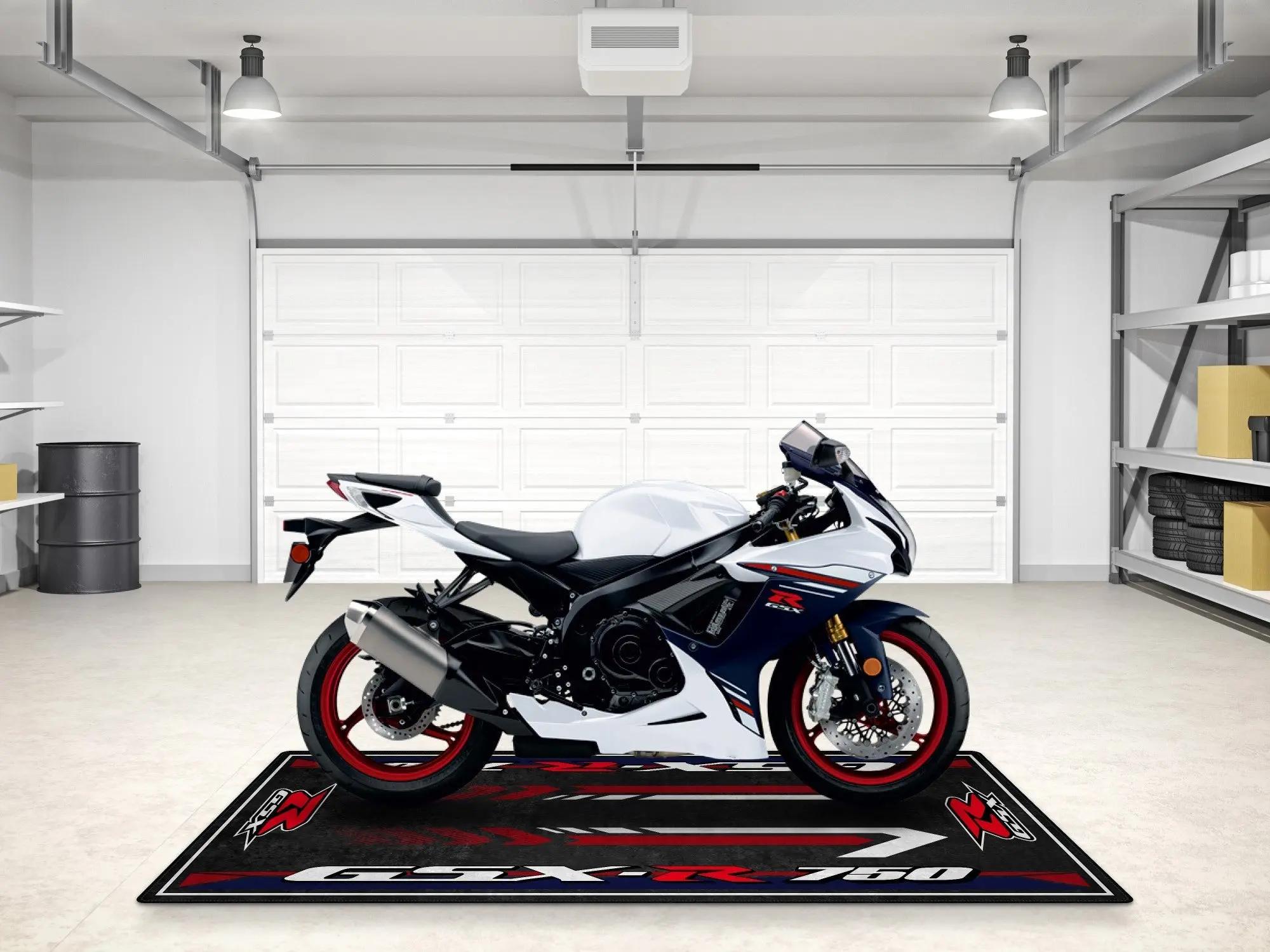 Designed Pit Mat for Suzuki GSX-R750 Motorcycle - MM7356 - Image 10