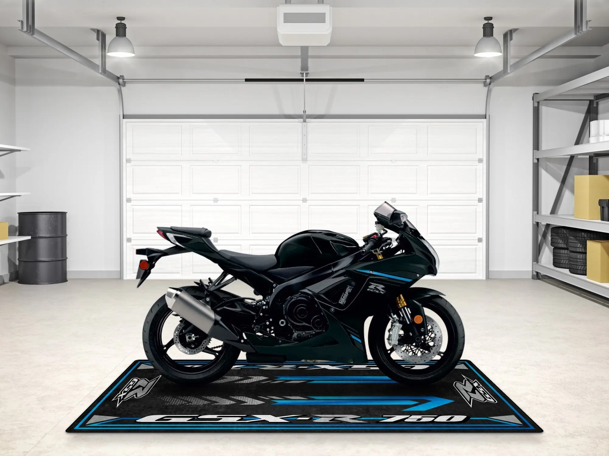 Designed Pit Mat for Suzuki GSX-R750 Motorcycle - MM7356 - Image 15