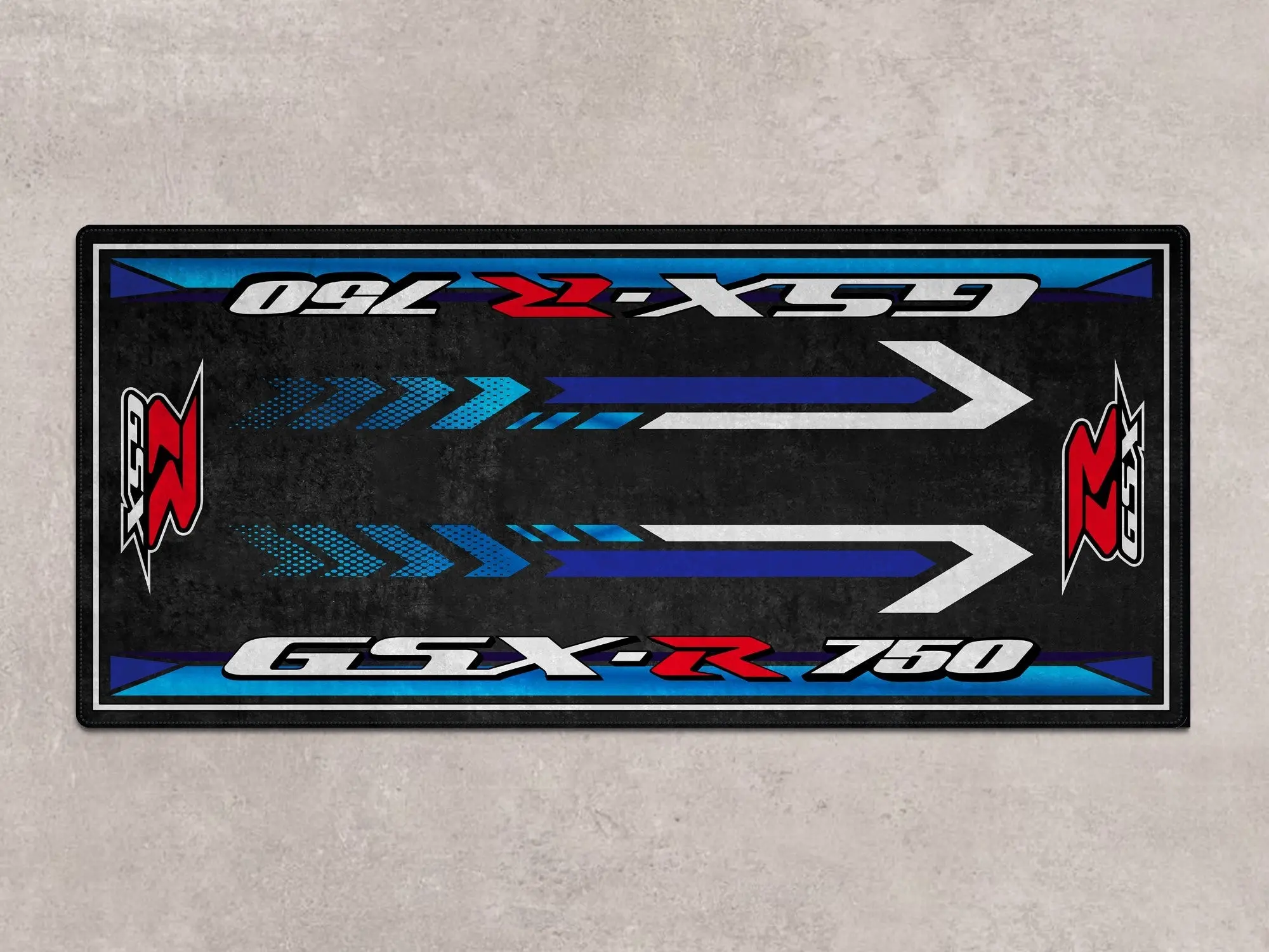 Designed Pit Mat for Suzuki GSX-R750 Motorcycle - MM7356 - Image 2