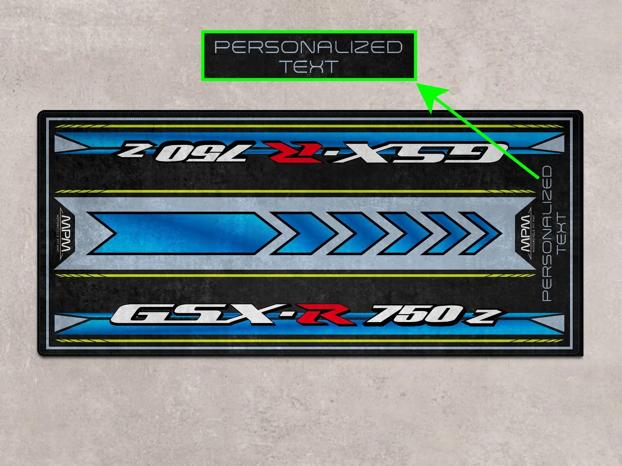 Designed Pit Mat for Suzuki GSX-R750Z Motorcycle - MM7357 - Image 4
