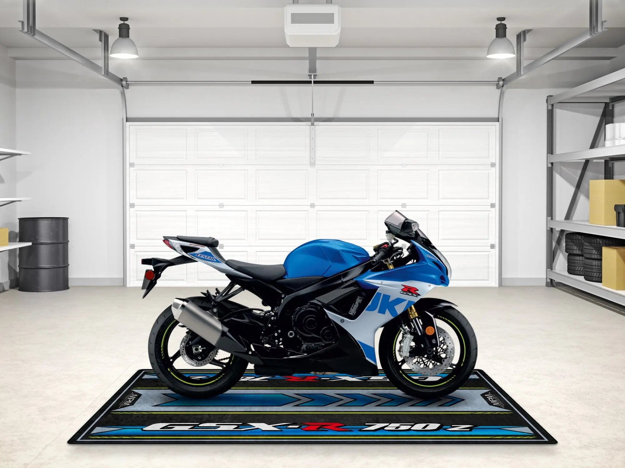 Designed Pit Mat for Suzuki GSX-R750Z Motorcycle - MM7357 - Image 5