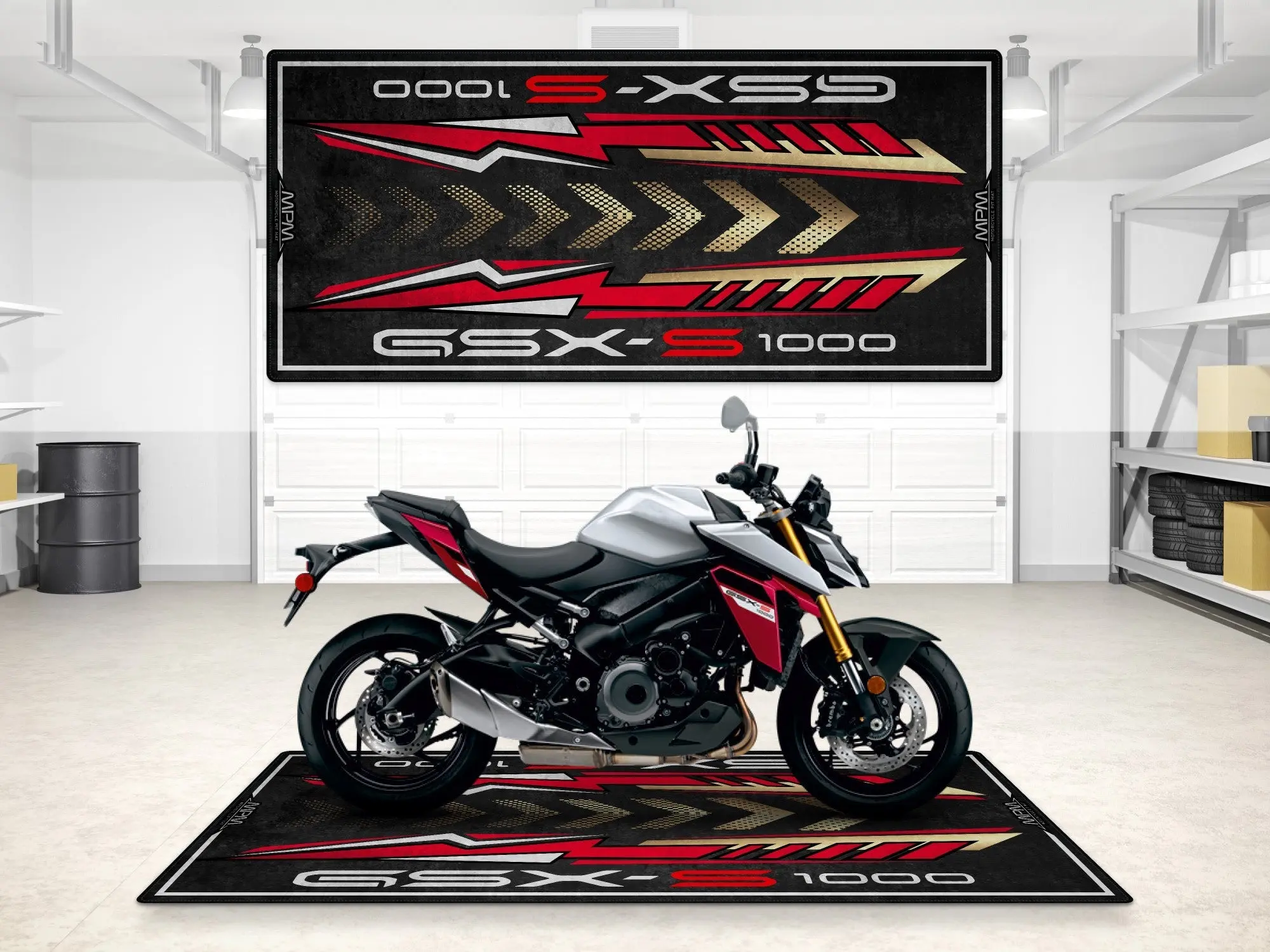 Designed Pit Mat for Suzuki GSX-S1000 Motorcycle - MM7364 - Image 6