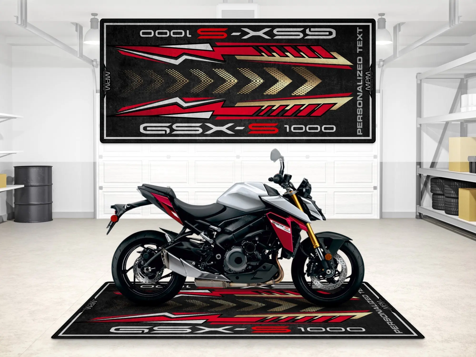 Designed Pit Mat for Suzuki GSX-S1000 Motorcycle - MM7364 - Image 8