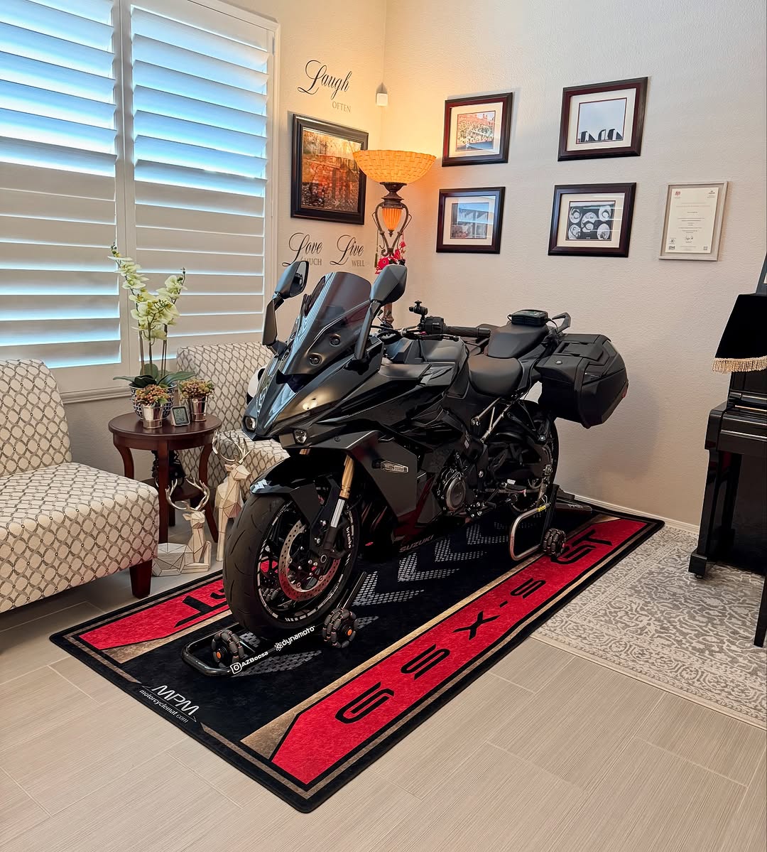 Designed Pit Mat for Suzuki GSX-S1000GT Motorcycle - MM7363 - Image 11
