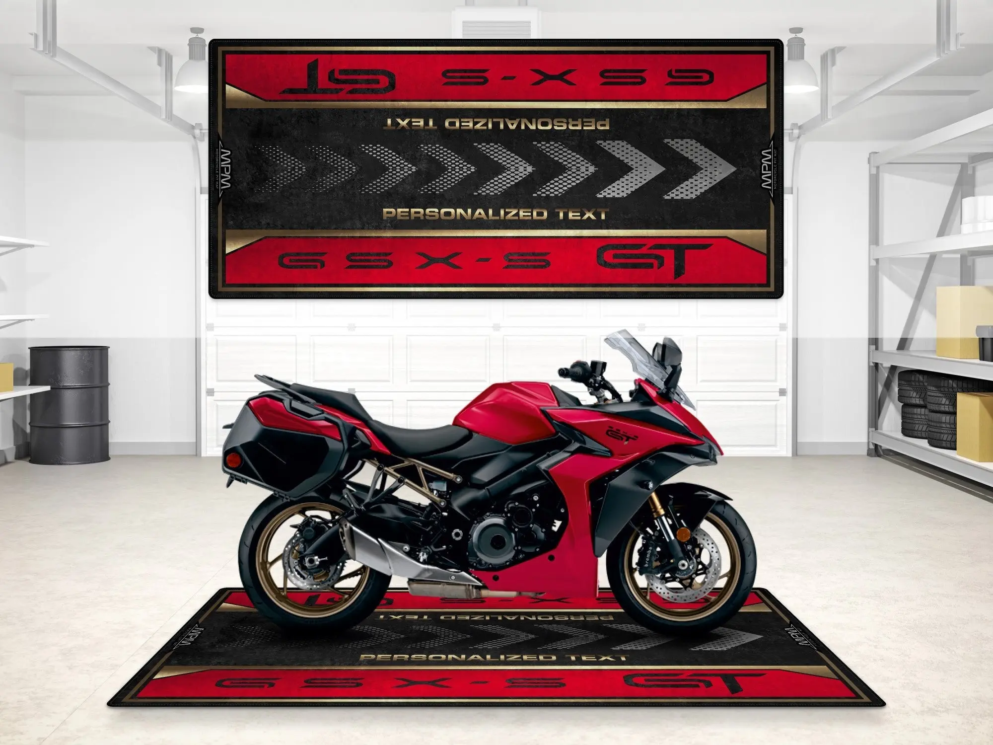 Designed Pit Mat for Suzuki GSX-S1000GT Motorcycle - MM7363 - Image 3