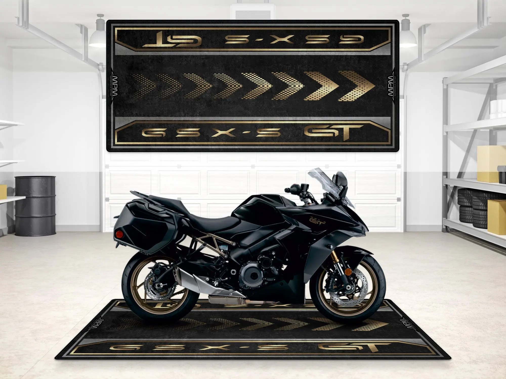 Designed Pit Mat for Suzuki GSX-S1000GT Motorcycle - MM7363 - Image 6