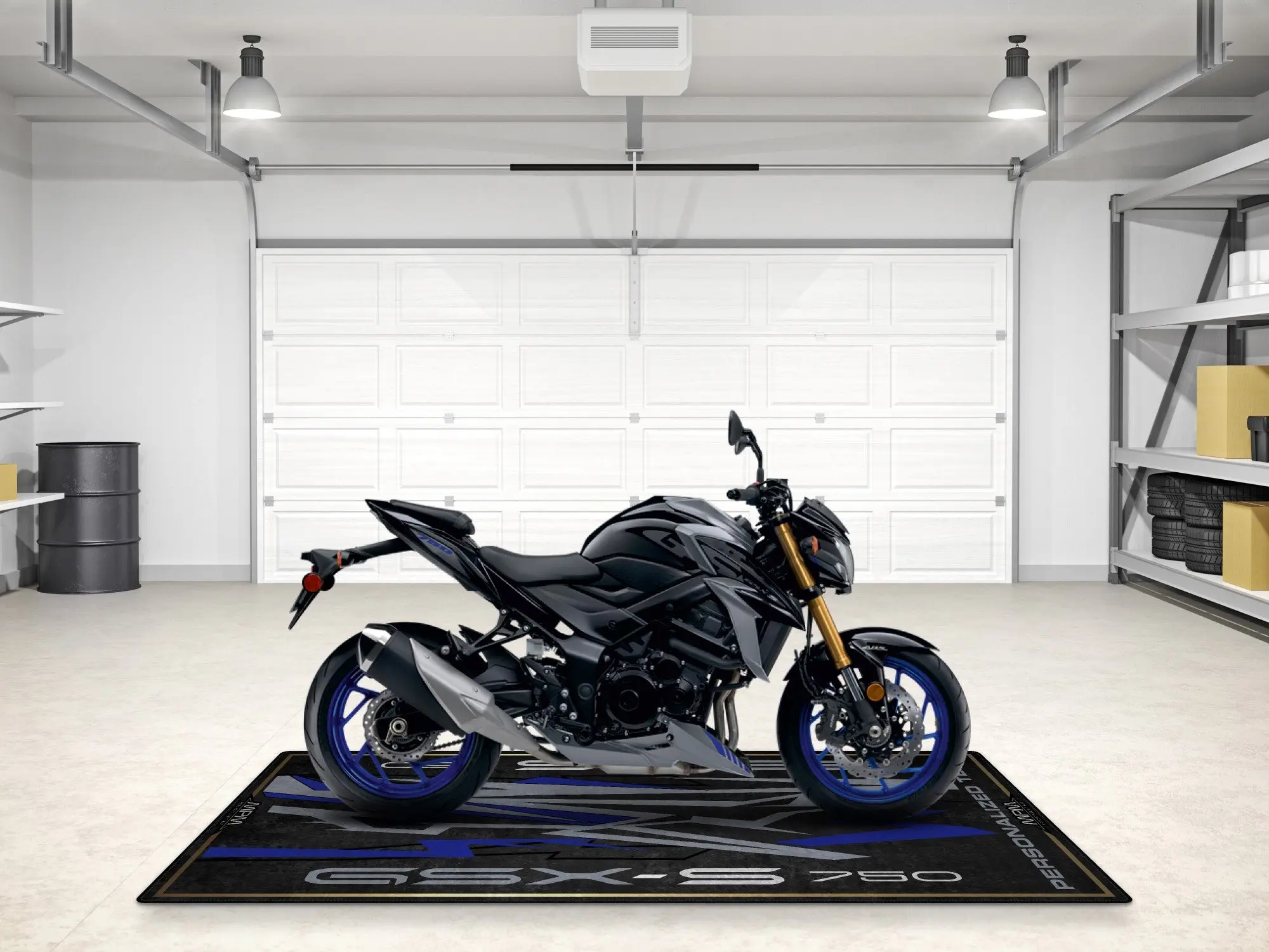 Designed Pit Mat for Suzuki GSX-S750Z Motorcycle - MM7365 - Image 10
