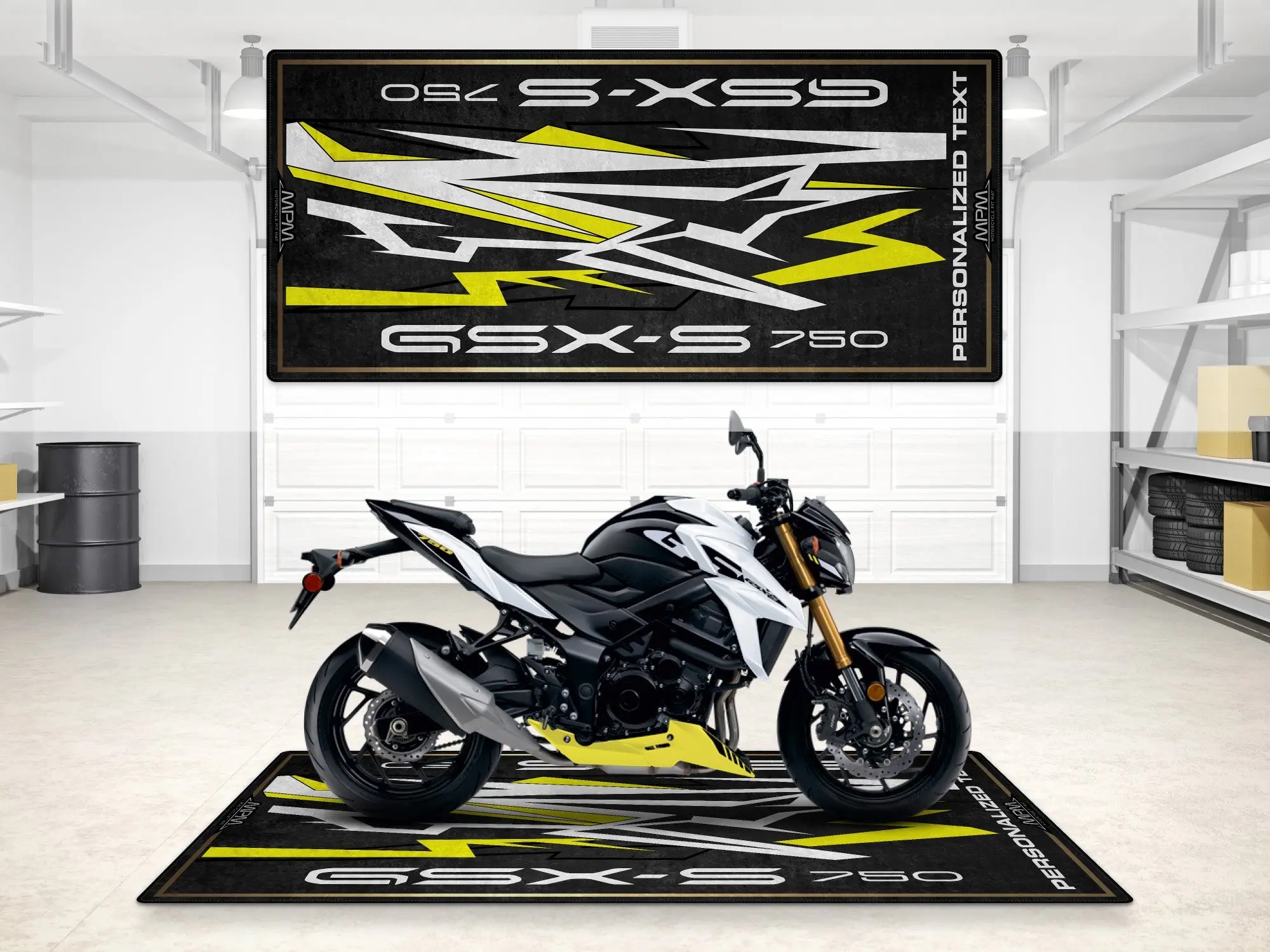 Designed Pit Mat for Suzuki GSX-S750Z Motorcycle - MM7365 - Image 3