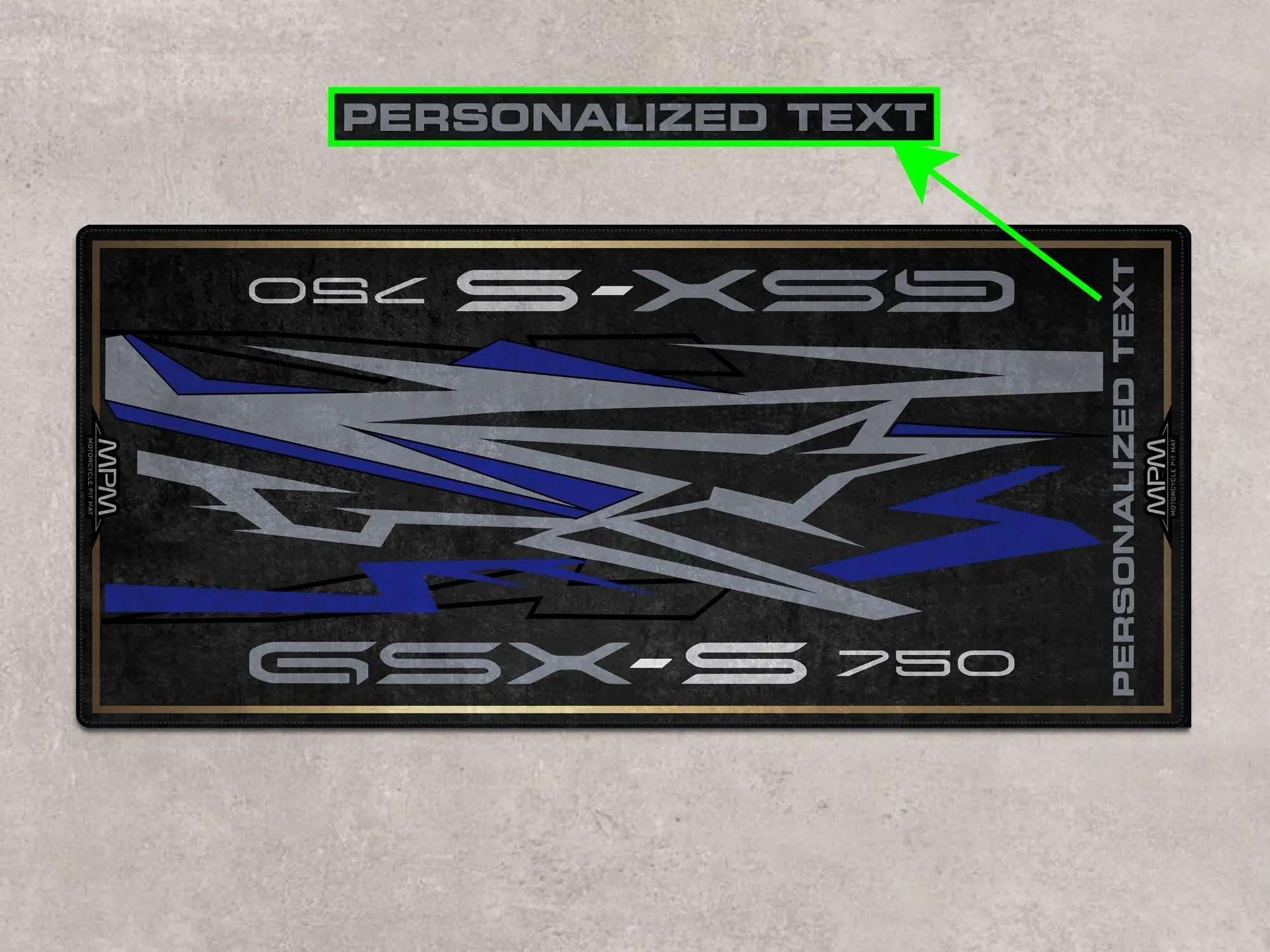 Designed Pit Mat for Suzuki GSX-S750Z Motorcycle - MM7365 - Image 9