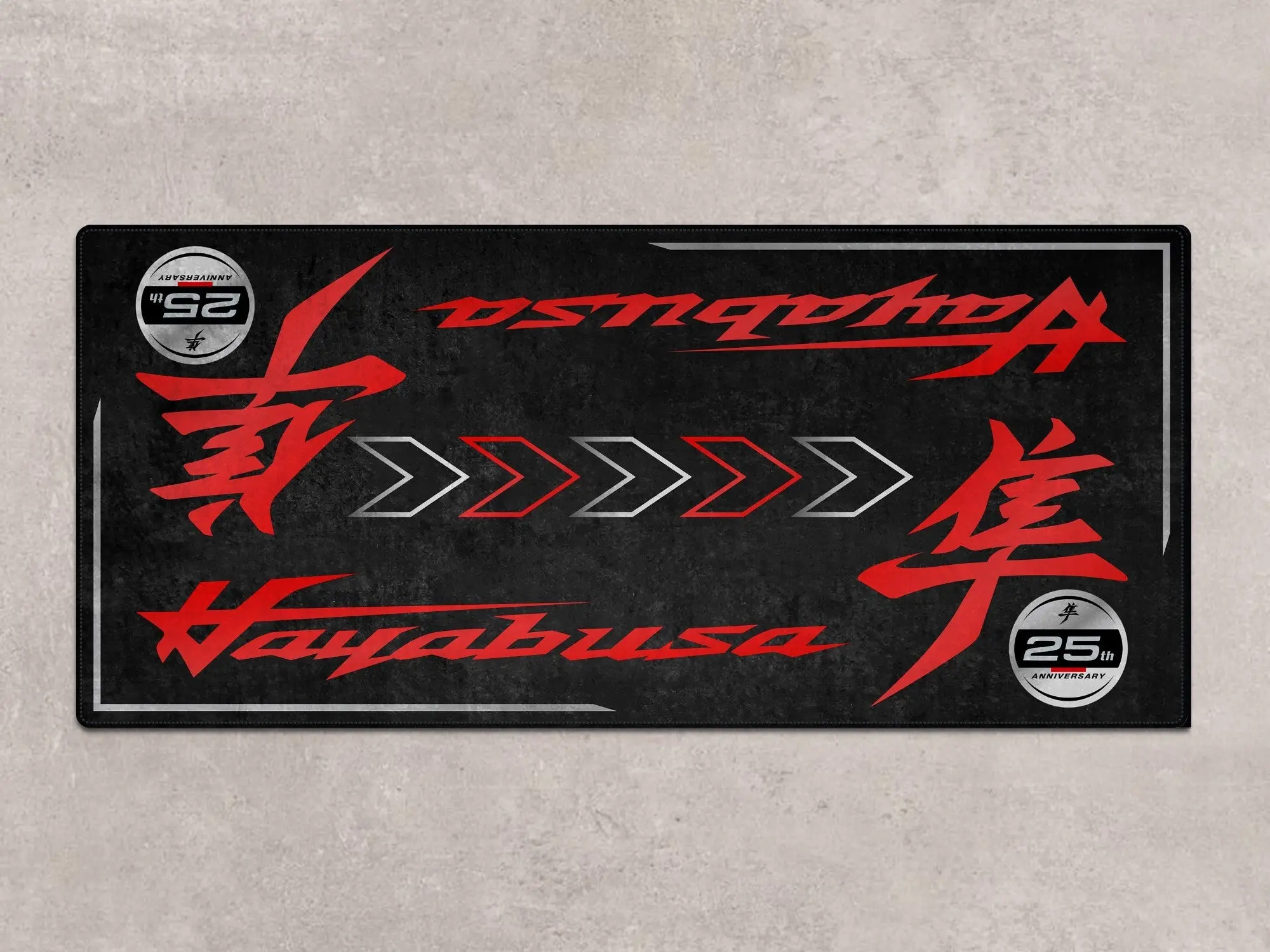 Designed Pit Mat for Suzuki Hayabusa 25th Anniversary Edition Motorcycle - MM7352 - Image 2