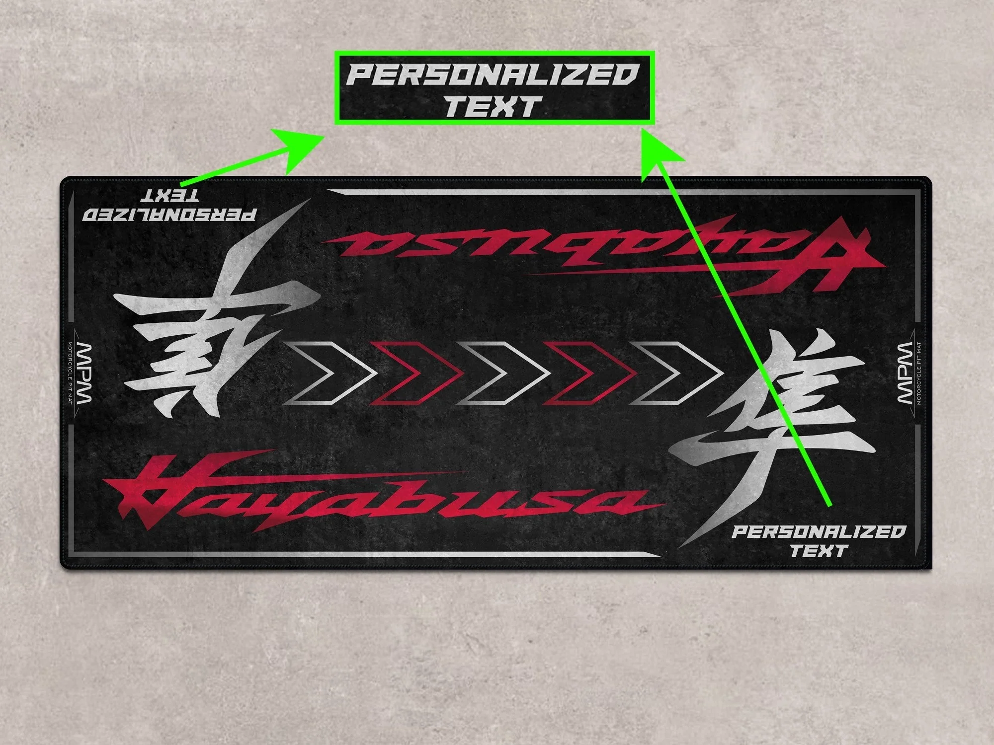 Designed Pit Mat for Suzuki Hayabusa Motorsport Motorcycle - MM7129 - Image 8