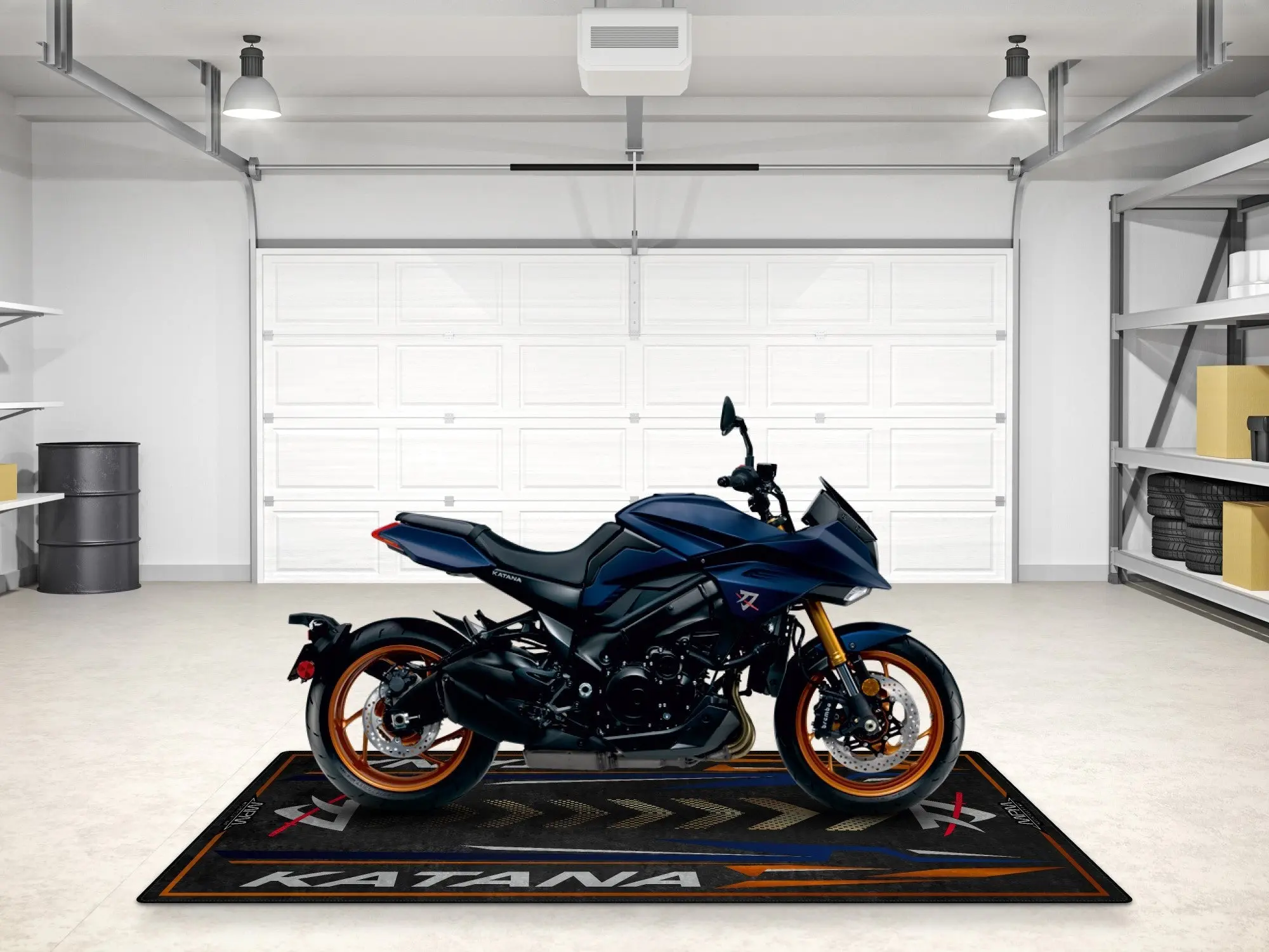 Designed Pit Mat for Suzuki Katana Motorcycle - MM7361 - Image 5