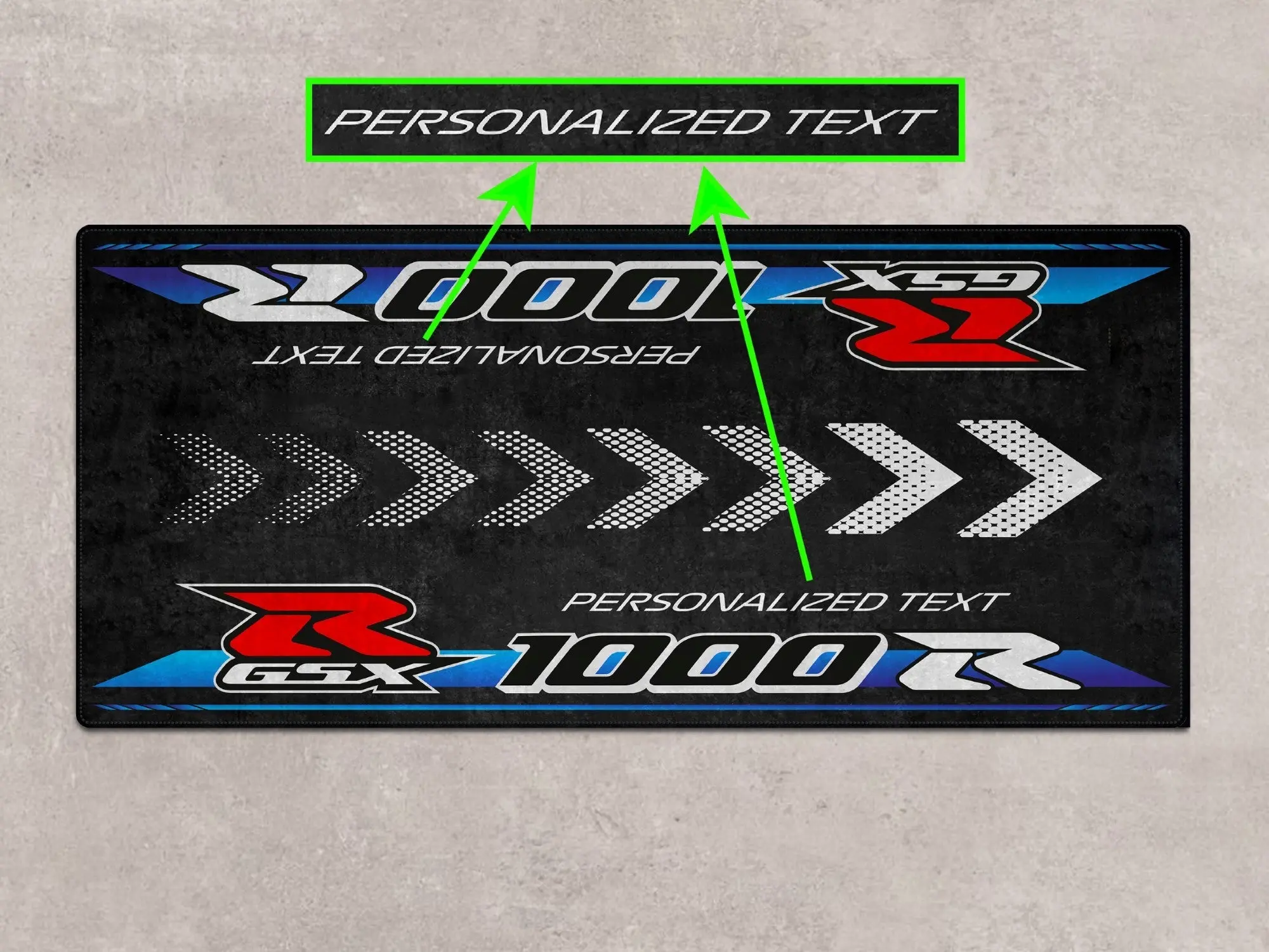 Designed Pit Mat for Suzuki Motorsport GSX - R1000R 2023 Motorcycle - MM7130 - Image 4