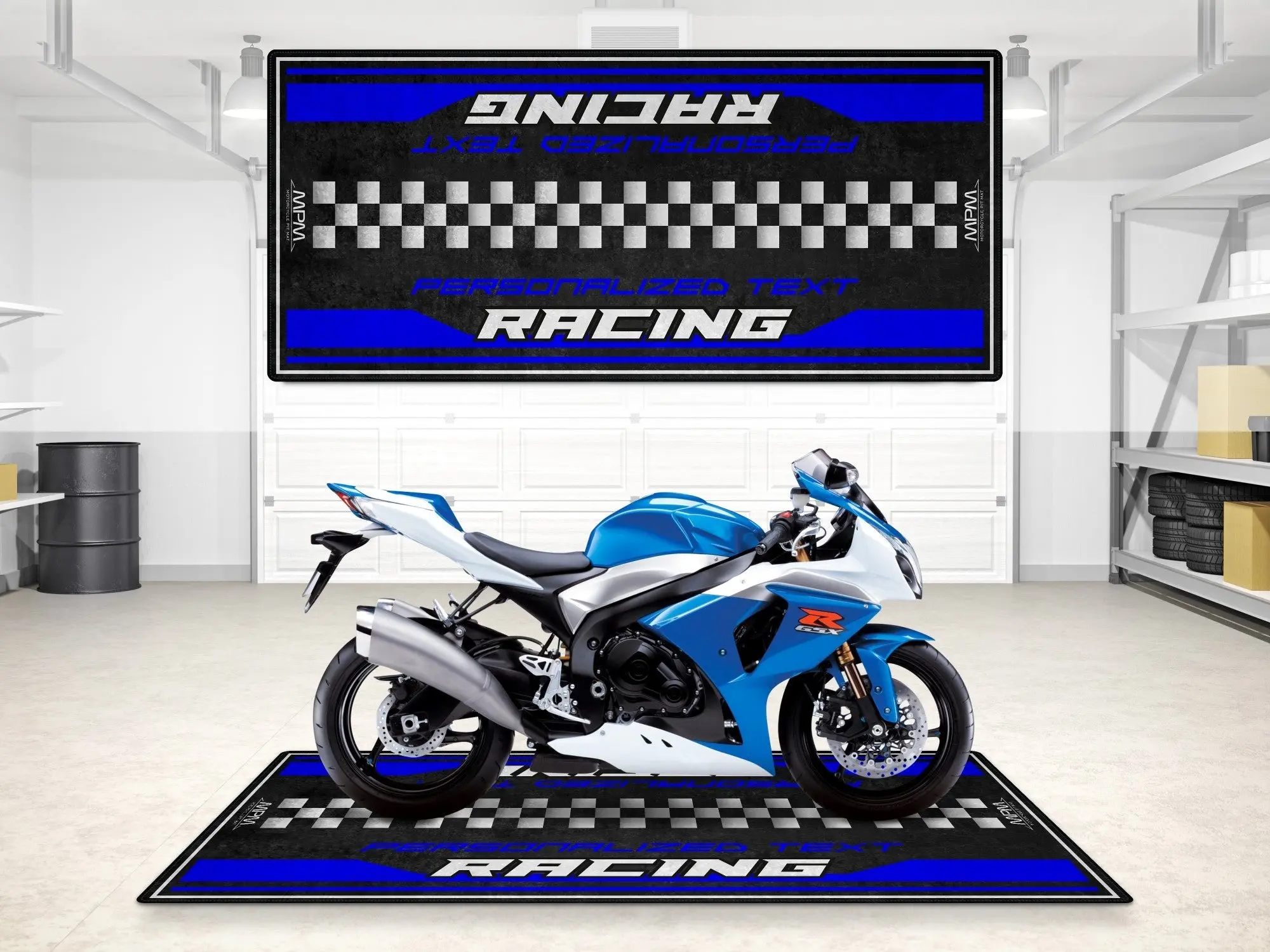 Designed Pit Mat for Suzuki Motorsport Motorcycle - MM7126 - Image 3