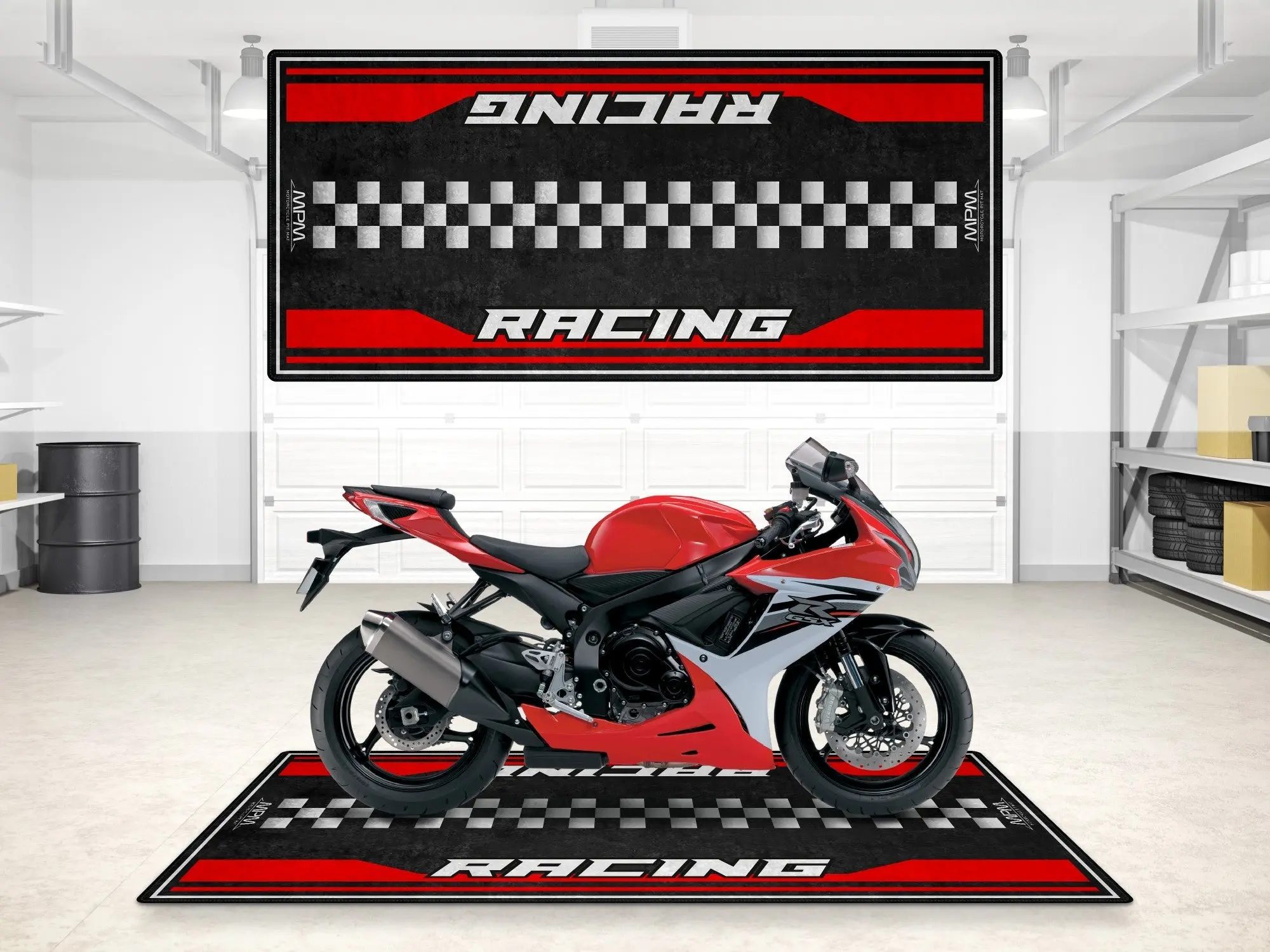 Designed Pit Mat for Suzuki Motorsport Motorcycle - MM7126 - Image 6