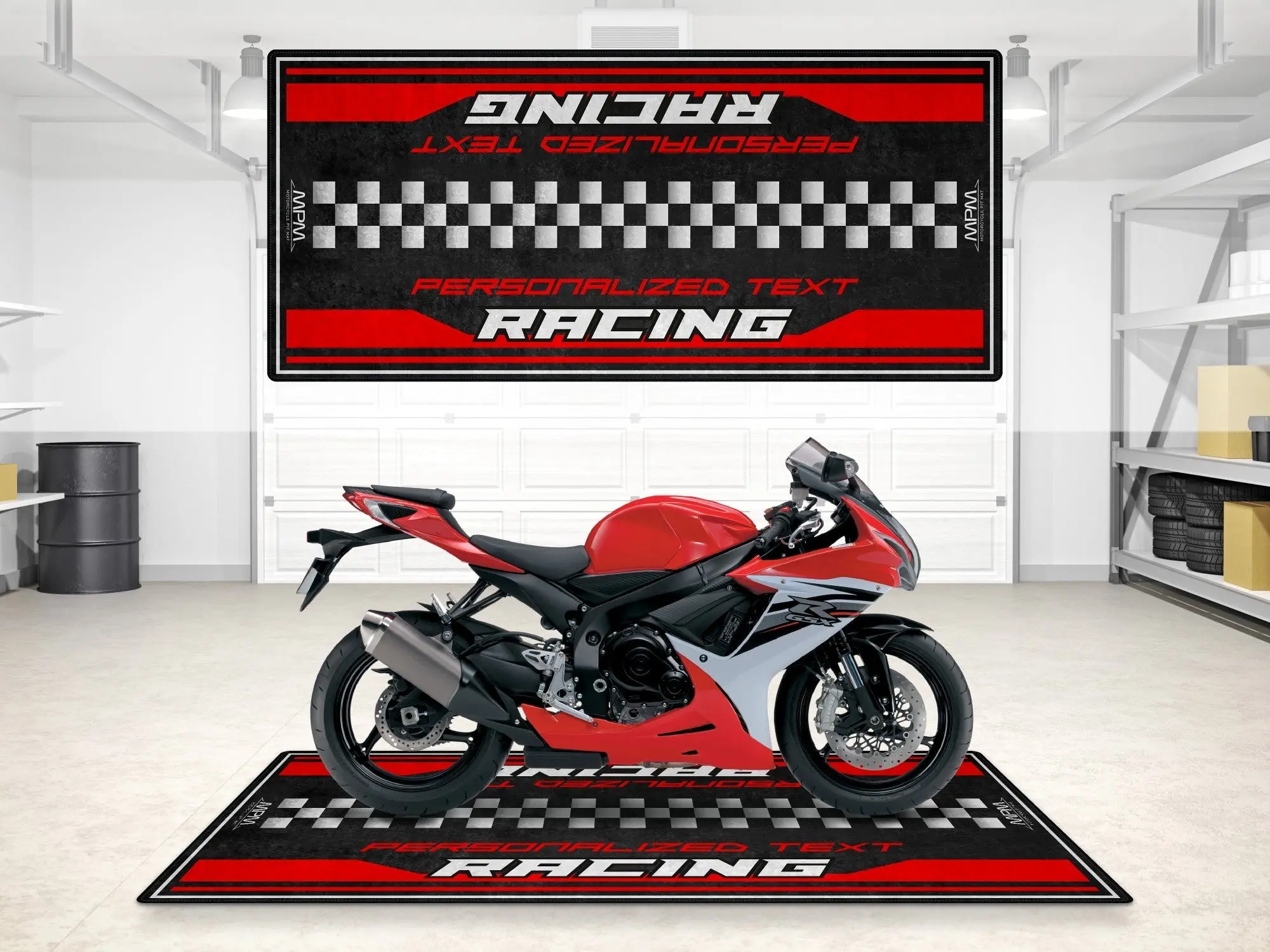 Designed Pit Mat for Suzuki Motorsport Motorcycle - MM7126 - Image 8