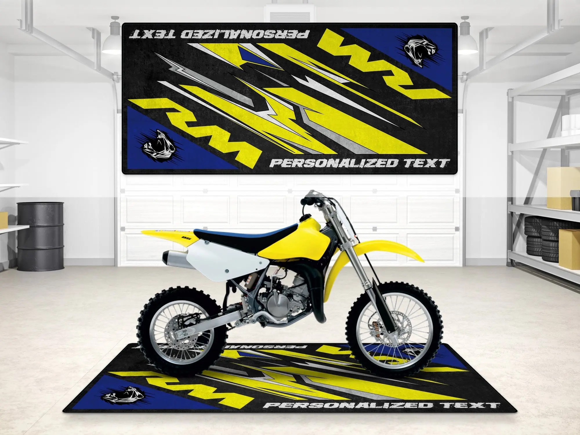 Designed Pit Mat for Suzuki RM Motorcycle - MM7384 - Image 3