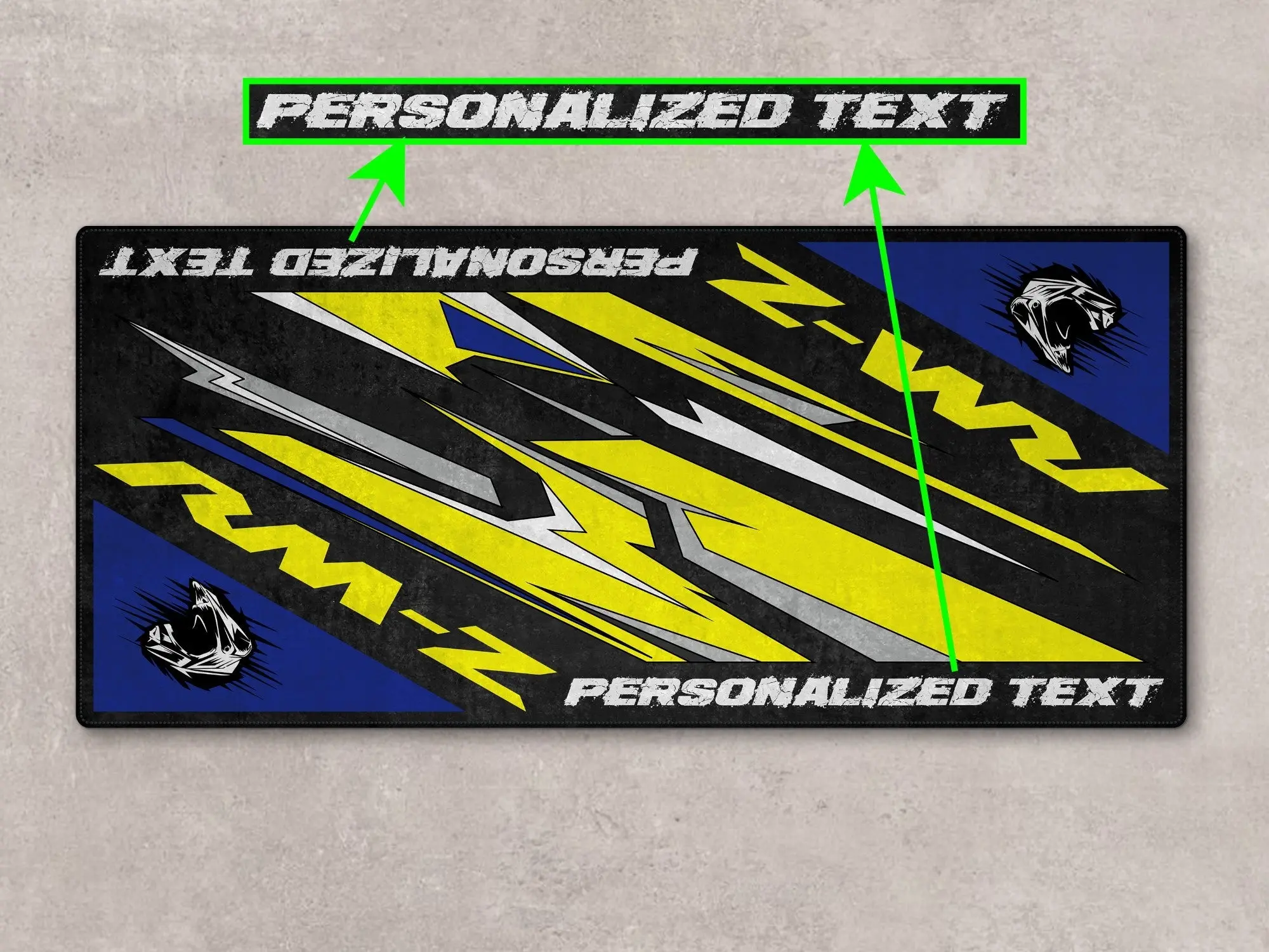 Designed Pit Mat for Suzuki RM-Z Motorcycle - MM7383 - Image 4