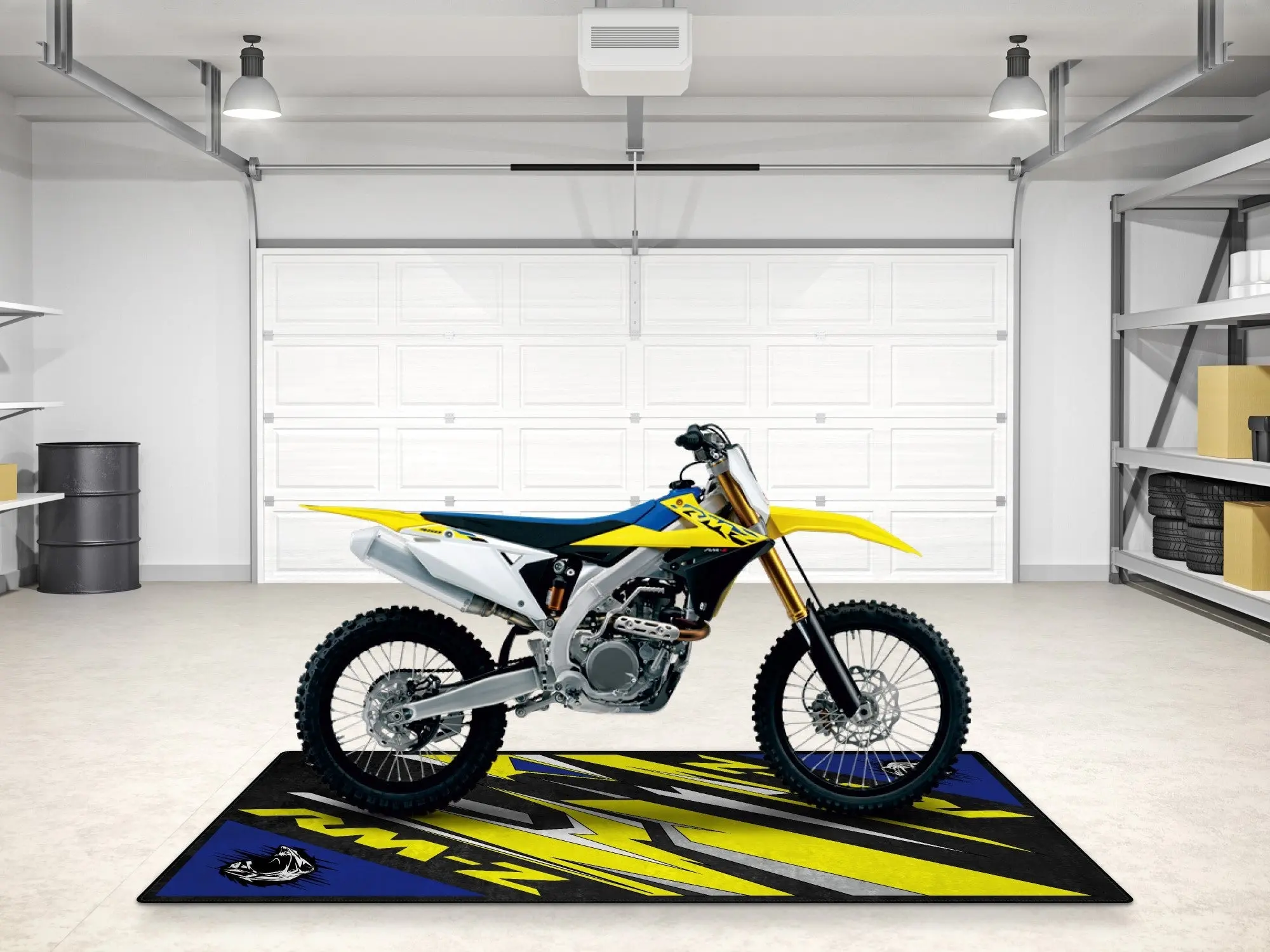 Designed Pit Mat for Suzuki RM-Z Motorcycle - MM7383 - Image 5