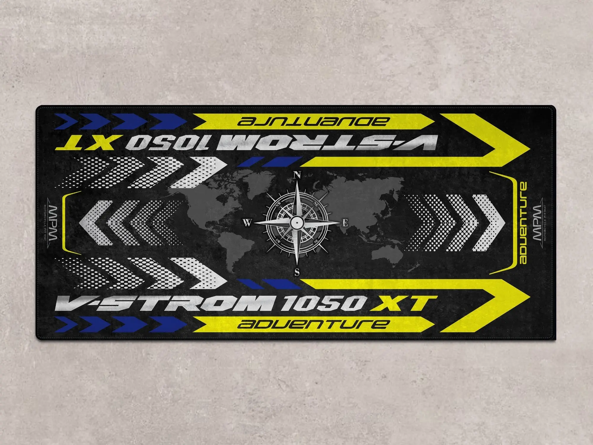 Designed Pit Mat for Suzuki V-STROM 1050XT Adventure Motorcycle - MM7376 - Image 2