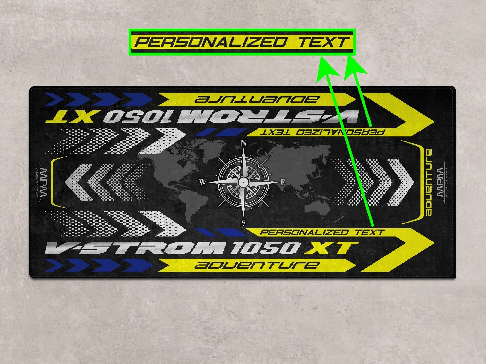 Designed Pit Mat for Suzuki V-STROM 1050XT Adventure Motorcycle - MM7376 - Image 4