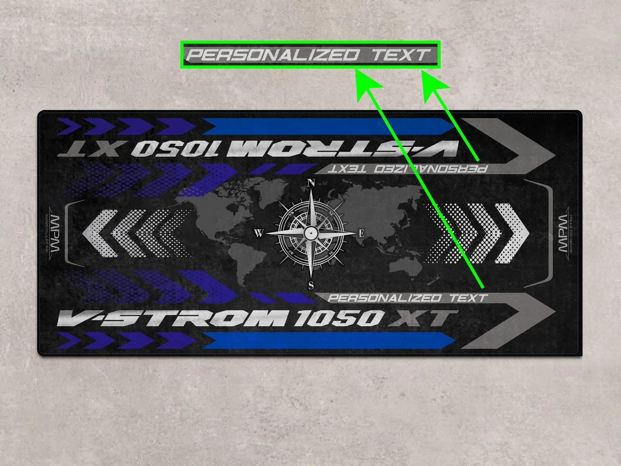 Designed Pit Mat for Suzuki V-STROM 1050XT Motorcycle - MM7377 - Image 4