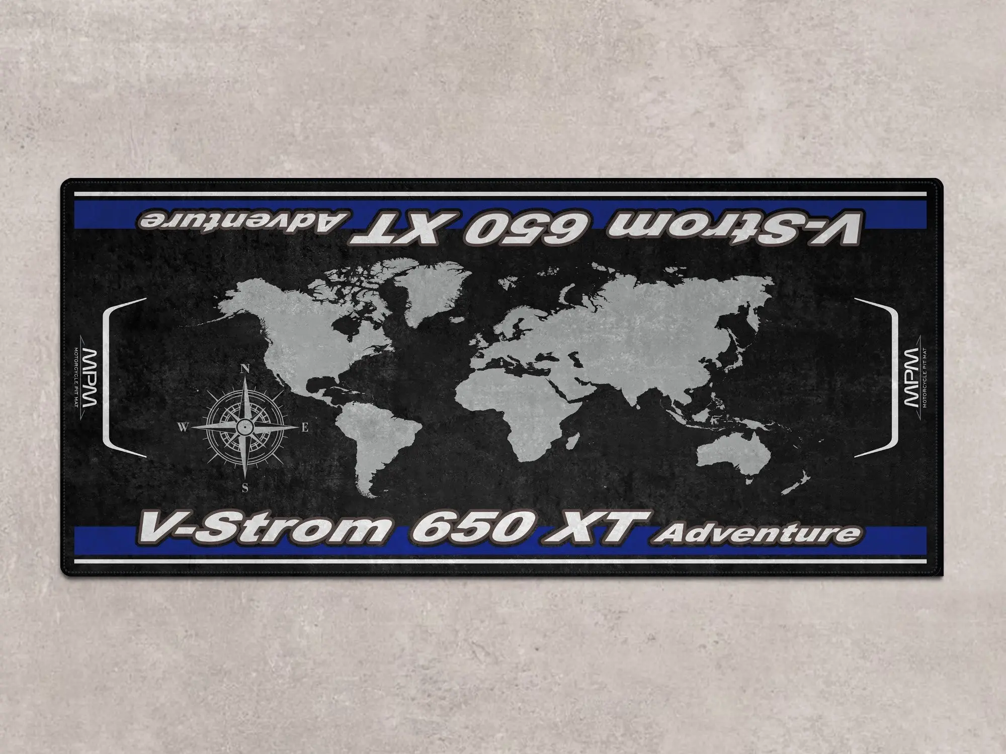 Designed Pit Mat for Suzuki V-STROM 650XT Adventure Motorcycle - MM7378 - Image 2