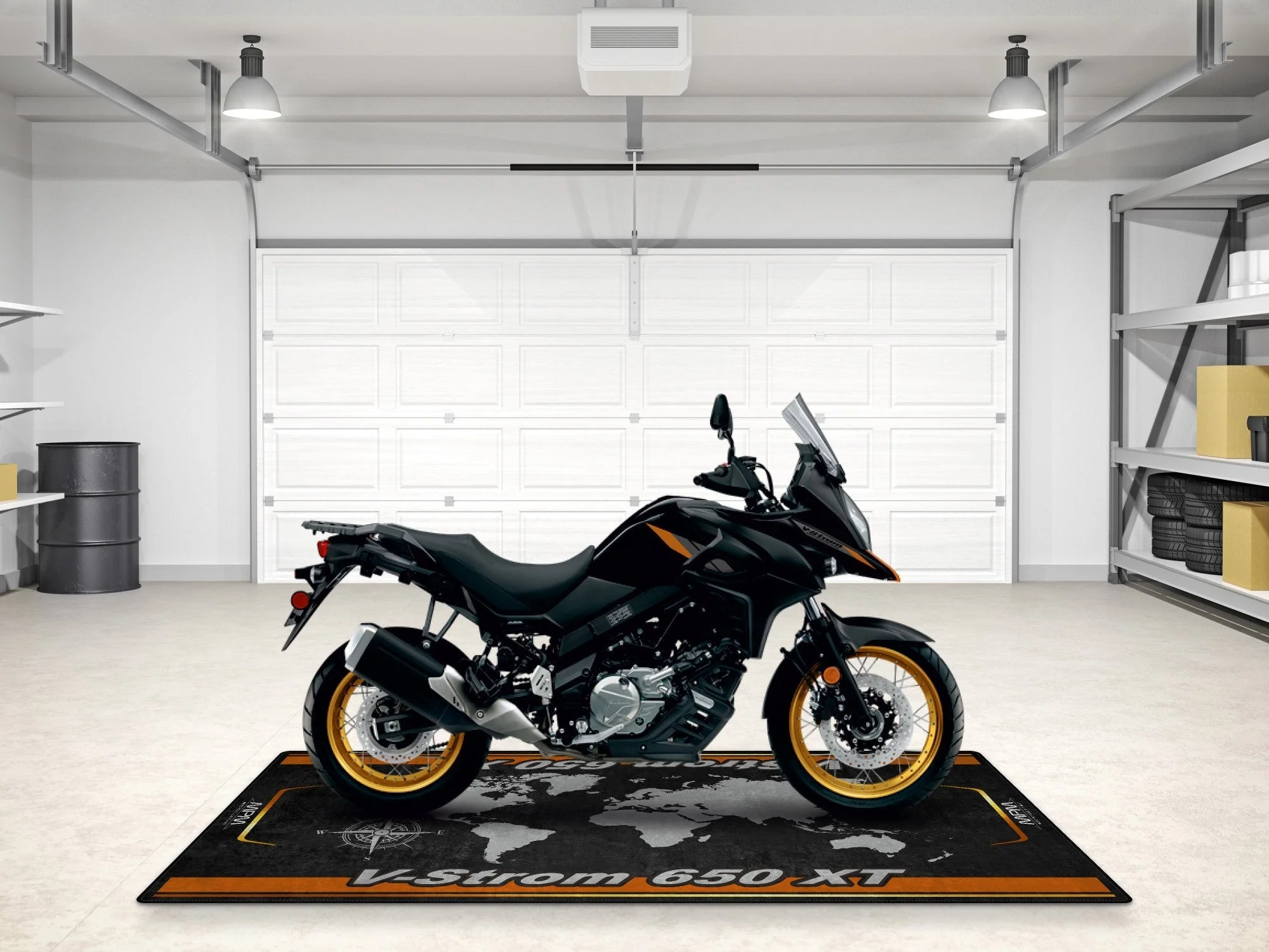 Designed Pit Mat for Suzuki V-STROM 650XT Motorcycle - MM7379 - Image 5
