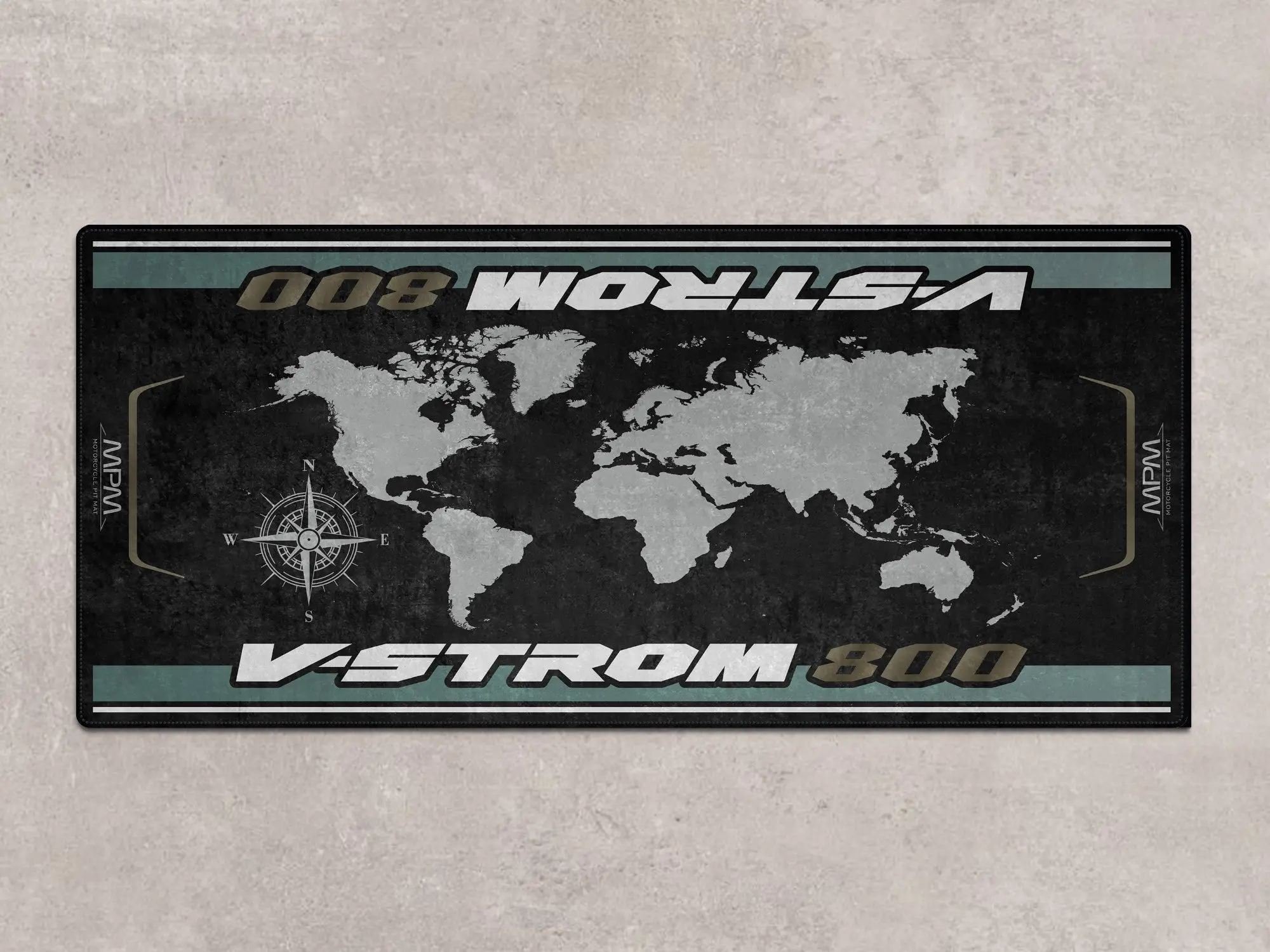 Designed Pit Mat for Suzuki V-STROM 800 Motorcycle - MM7375 - Image 2