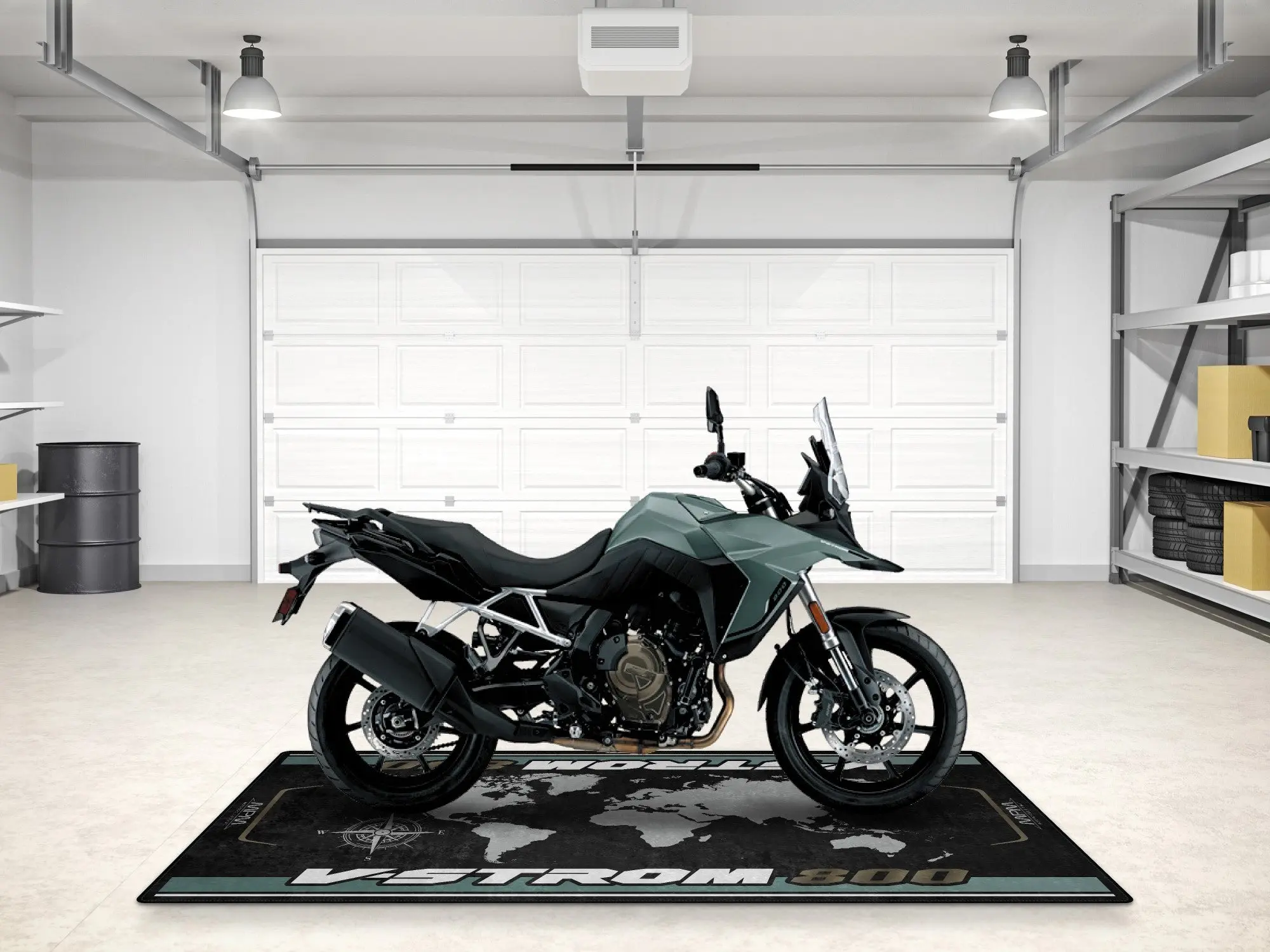 Designed Pit Mat for Suzuki V-STROM 800 Motorcycle - MM7375 - Image 5