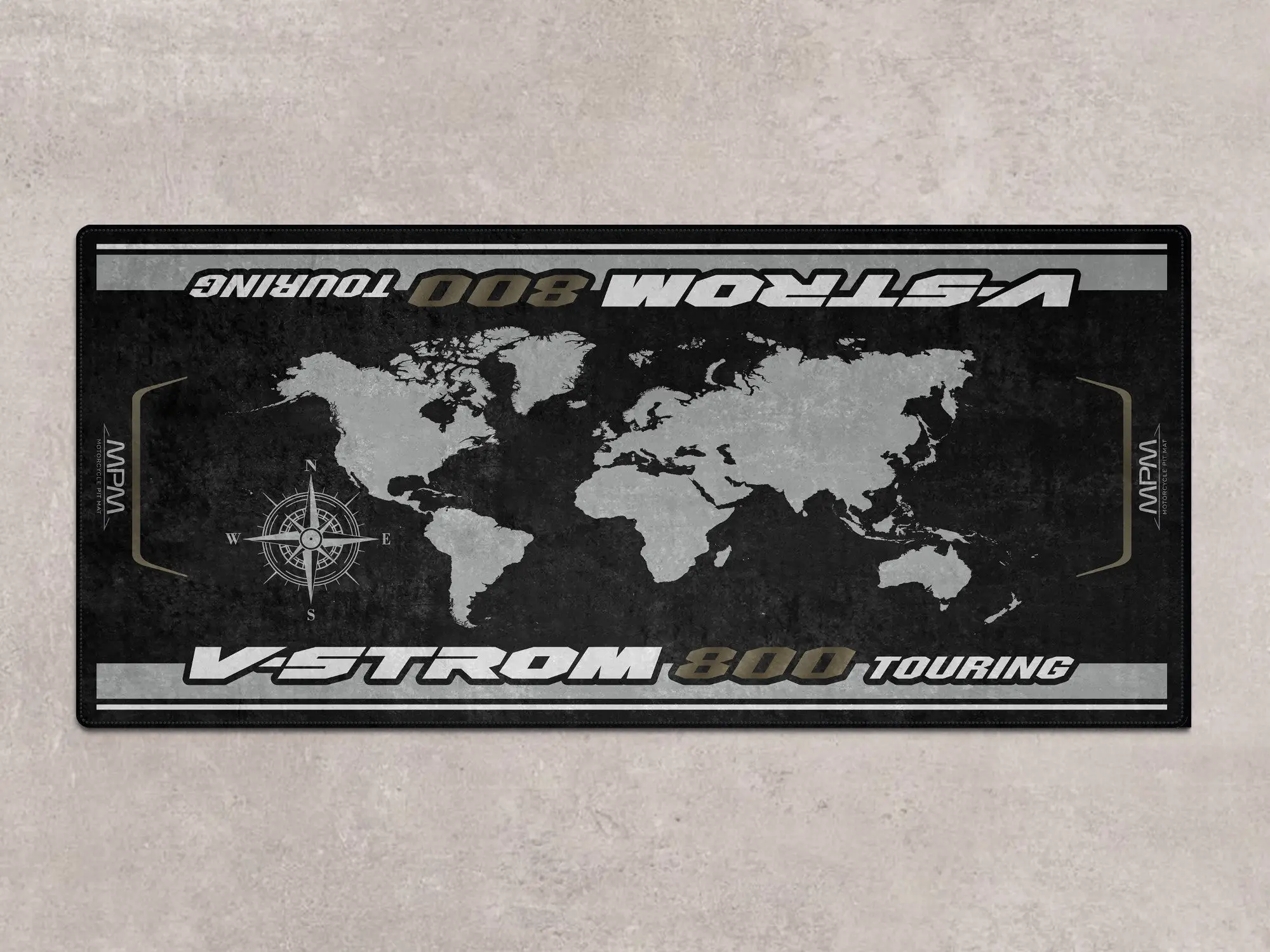 Designed Pit Mat for Suzuki V-STROM 800 Touring Motorcycle - MM7374 - Image 2