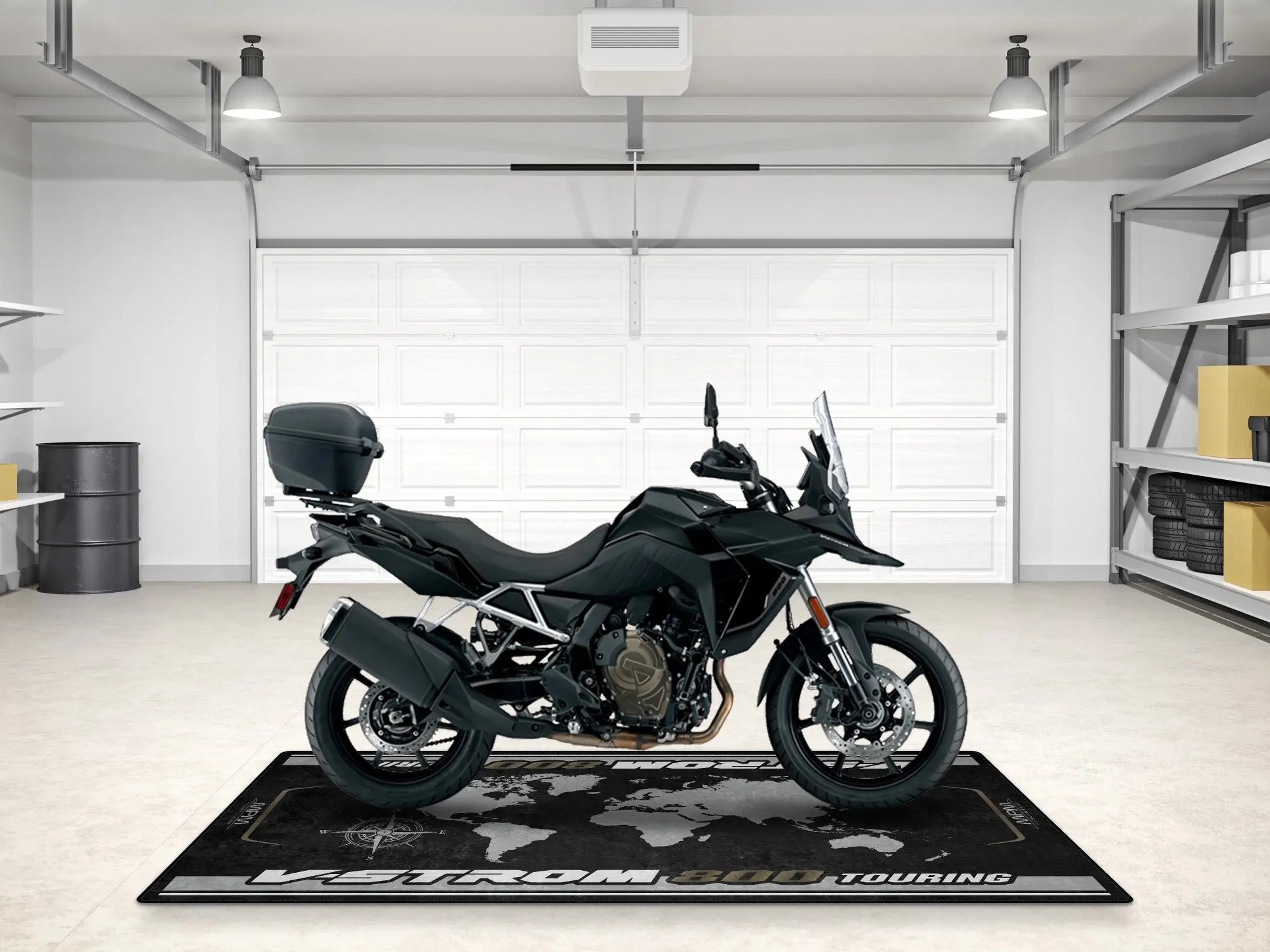 Designed Pit Mat for Suzuki V-STROM 800 Touring Motorcycle - MM7374 - Image 5