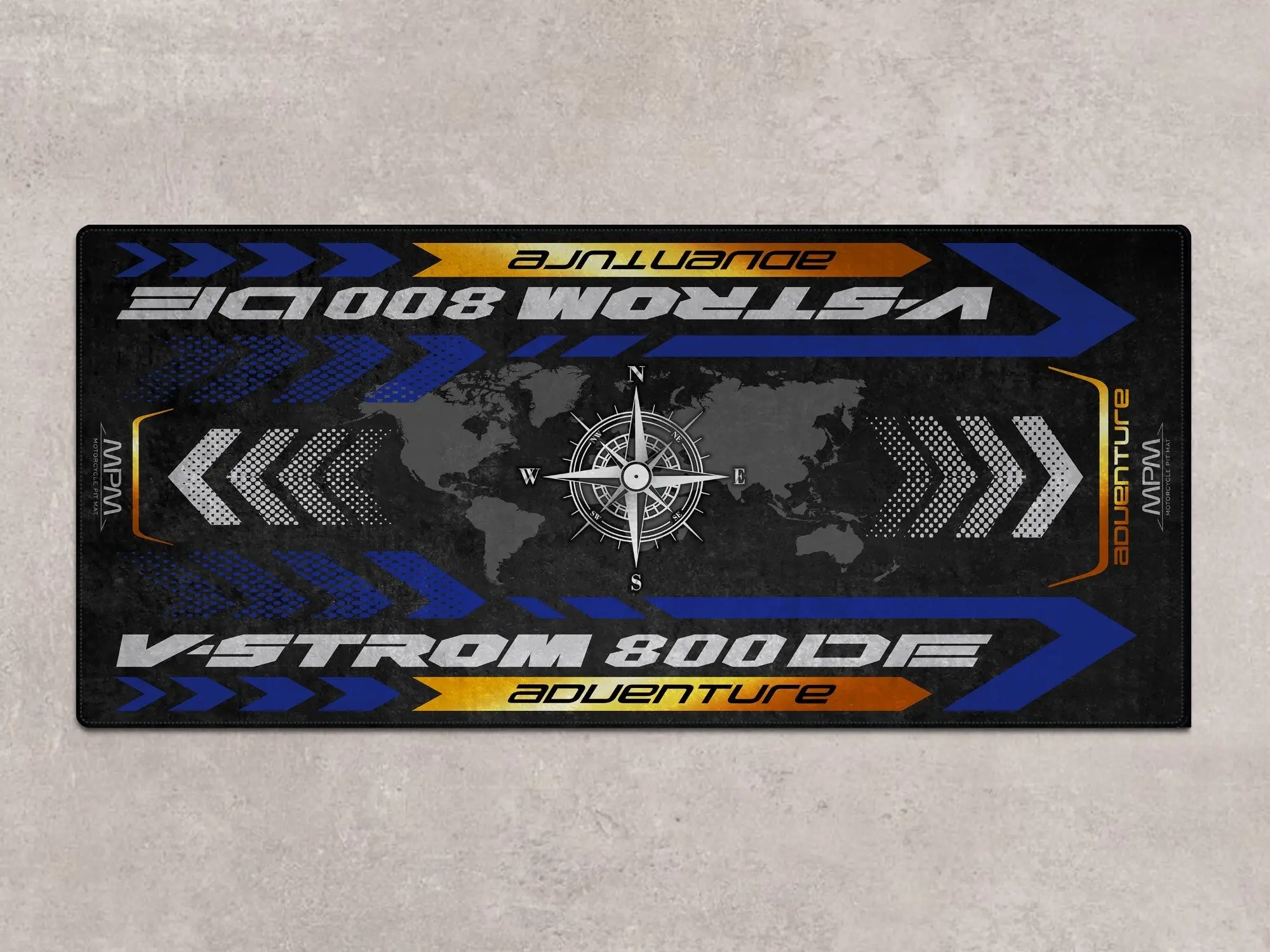 Designed Pit Mat for Suzuki V-STROM 800DE Adventure Motorcycle - MM7372 - Image 2
