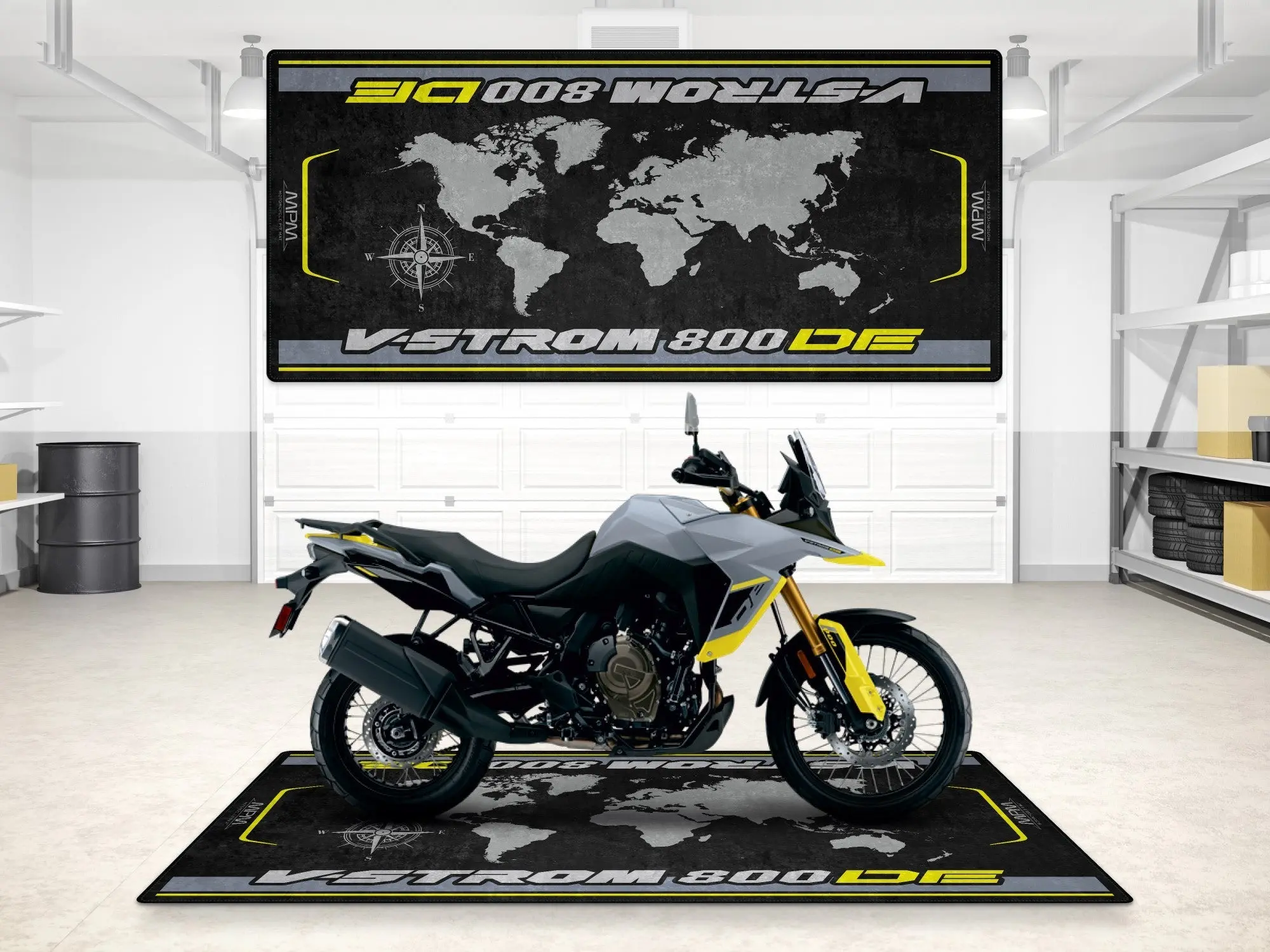 Designed Pit Mat for Suzuki V-STROM 800DE Motorcycle - MM7373 - Image 6