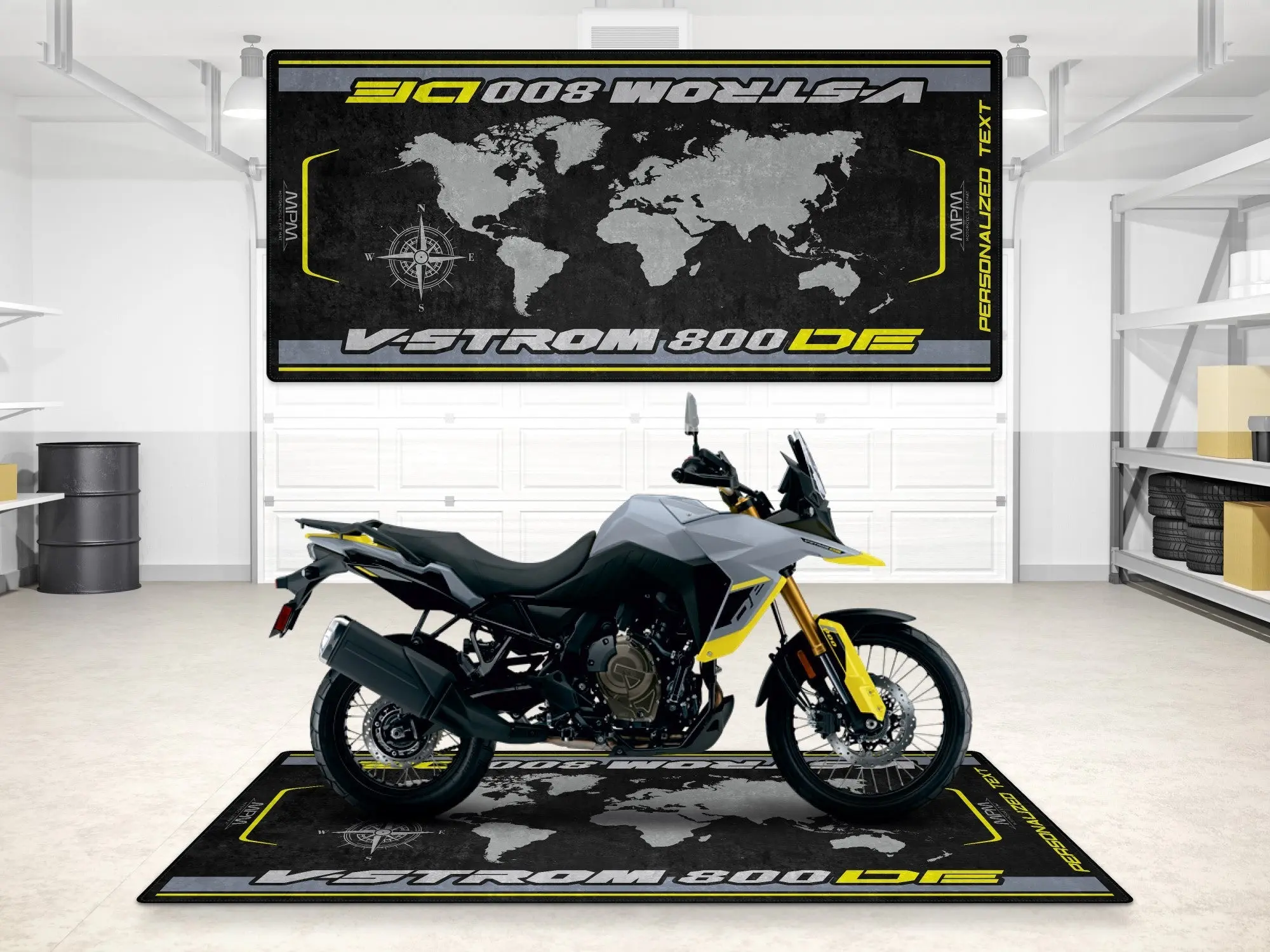 Designed Pit Mat for Suzuki V-STROM 800DE Motorcycle - MM7373 - Image 8