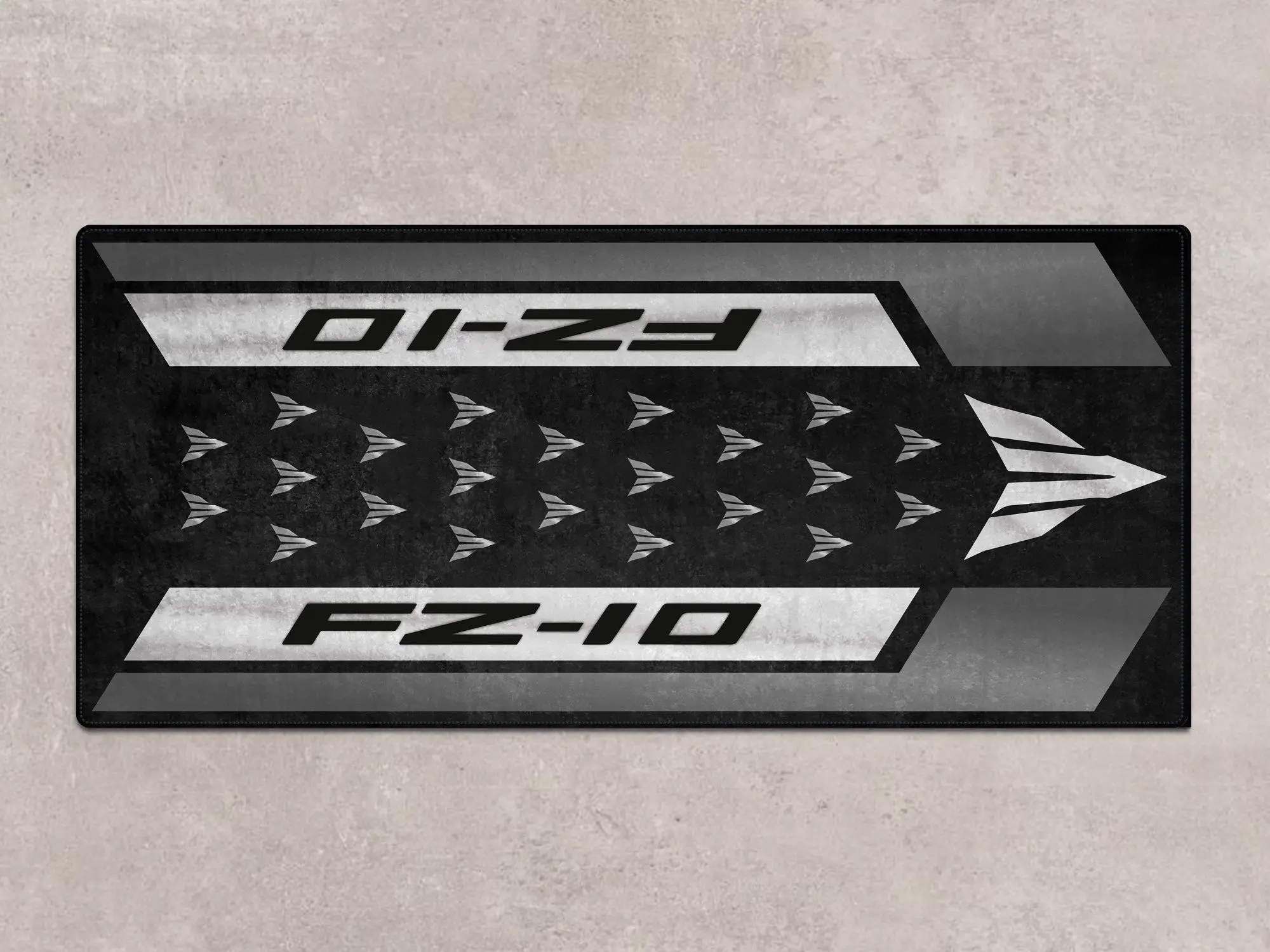 Designed Pit Mat for Yamaha FZ-10 Yellow & Black Motorcycle - MM7256 - Image 7