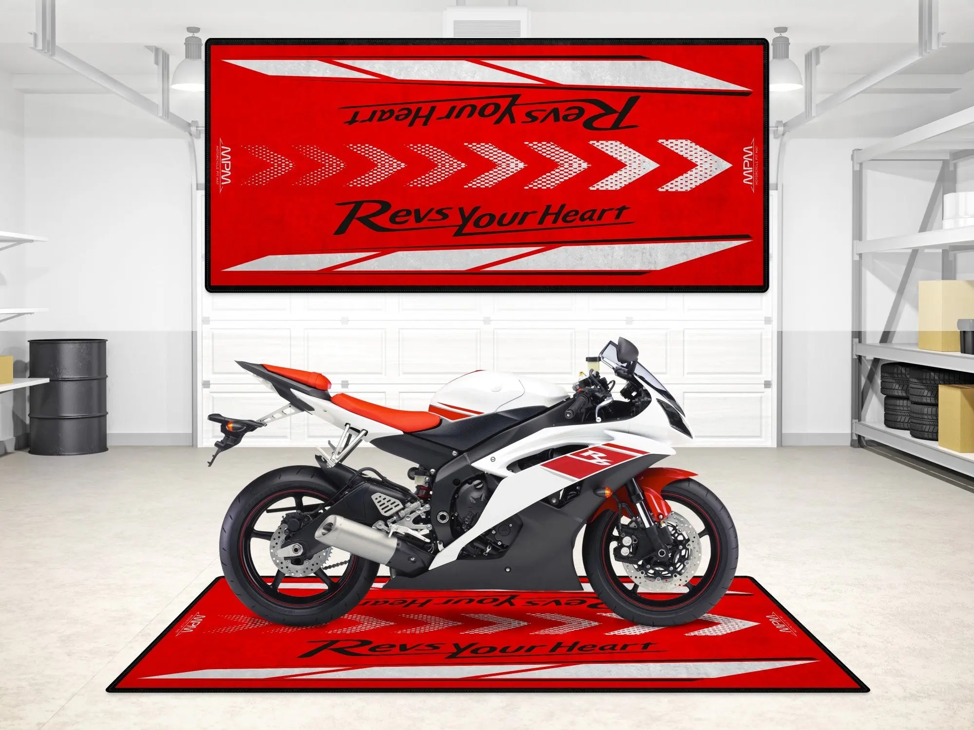 Designed Pit Mat for Yamaha Motorcycle - MM7108 - Image 5