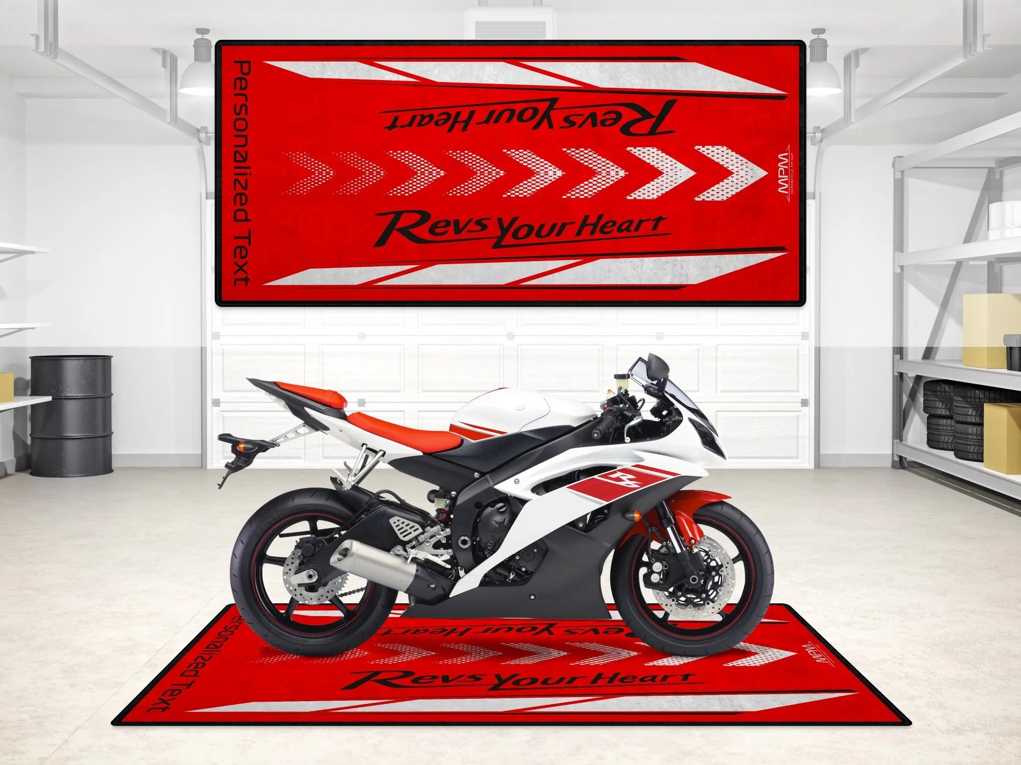 Designed Pit Mat for Yamaha Motorcycle - MM7108 - Image 7