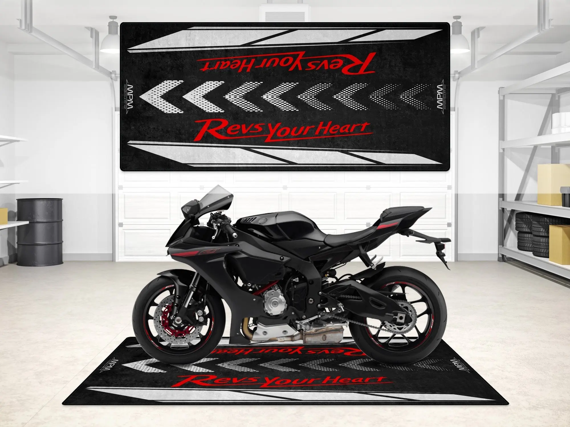 Designed Pit Mat for Yamaha Motorcycle - MM7108 - Image 9