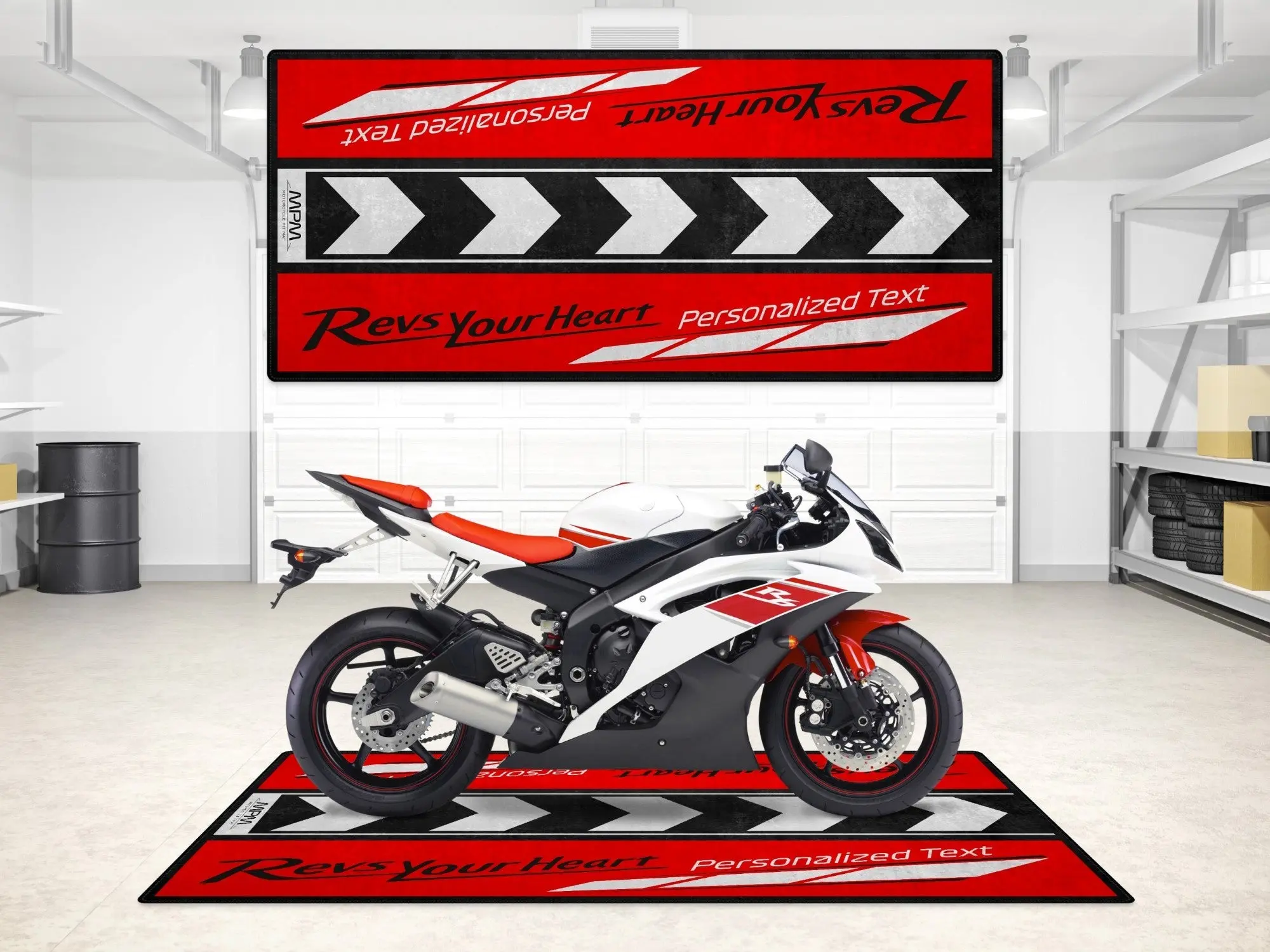 Designed Pit Mat for Yamaha Motorcycle - MM7109 - Image 3