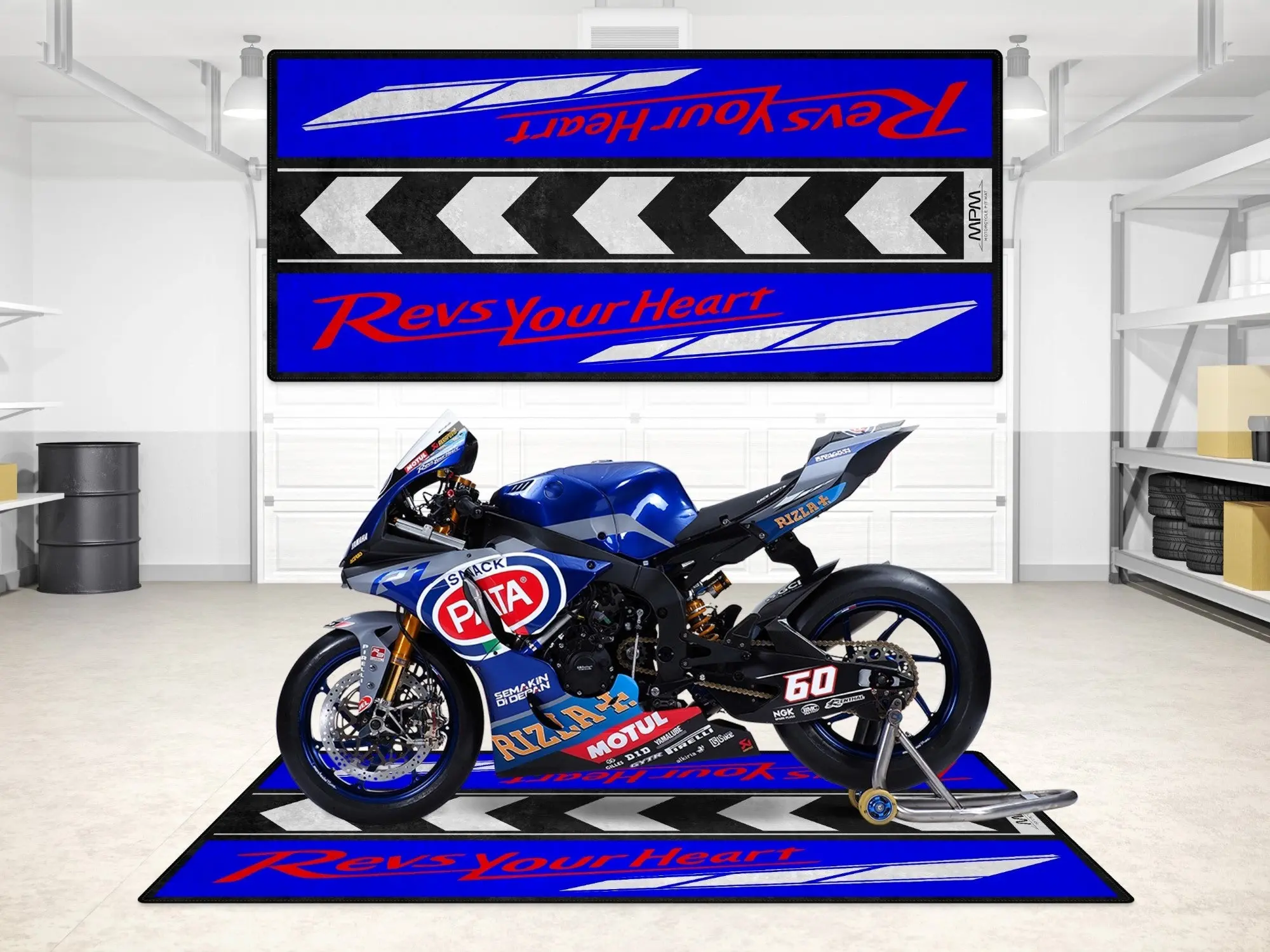 Designed Pit Mat for Yamaha Motorcycle - MM7109 - Image 5