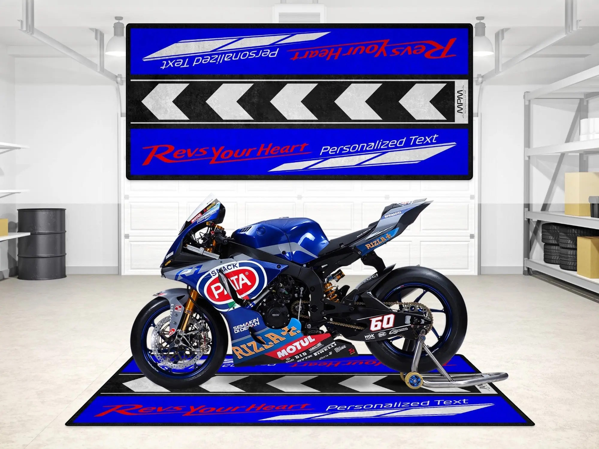 Designed Pit Mat for Yamaha Motorcycle - MM7109 - Image 7