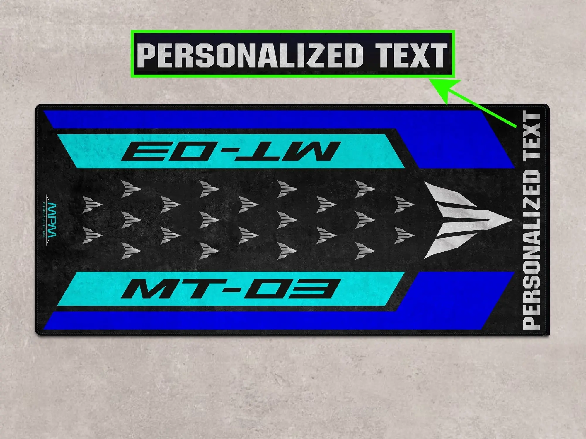 Designed Pit Mat for Yamaha MT-03 Motorcycle - MM7121 - Image 4