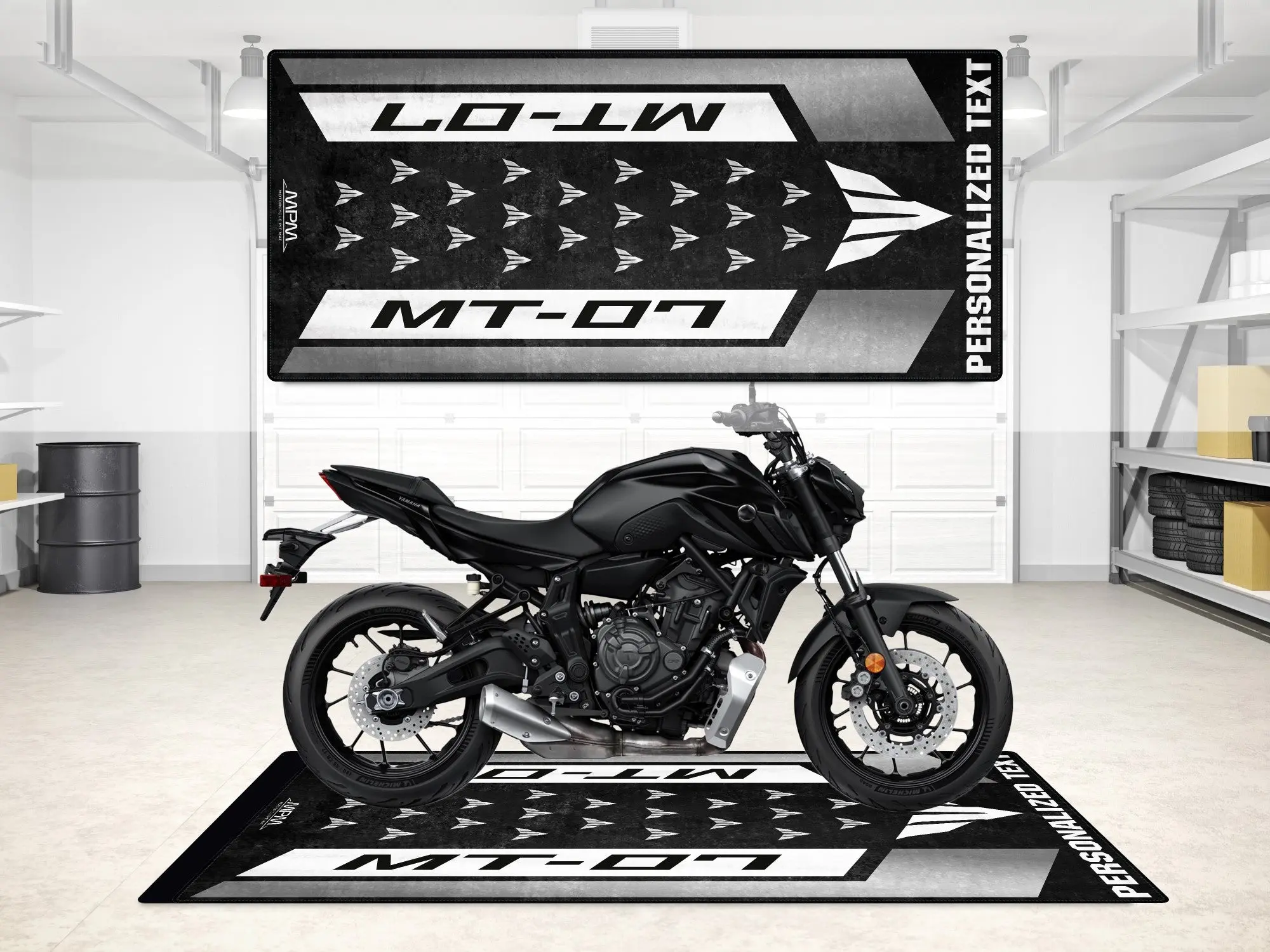 Designed Pit Mat for Yamaha MT-07 Motorcycle - MM7119 - Image 11