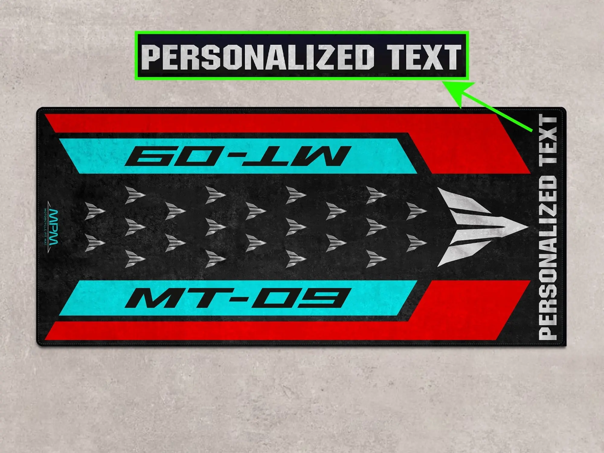 Designed Pit Mat for Yamaha MT-09 Motorcycle - MM7117 - Image 4
