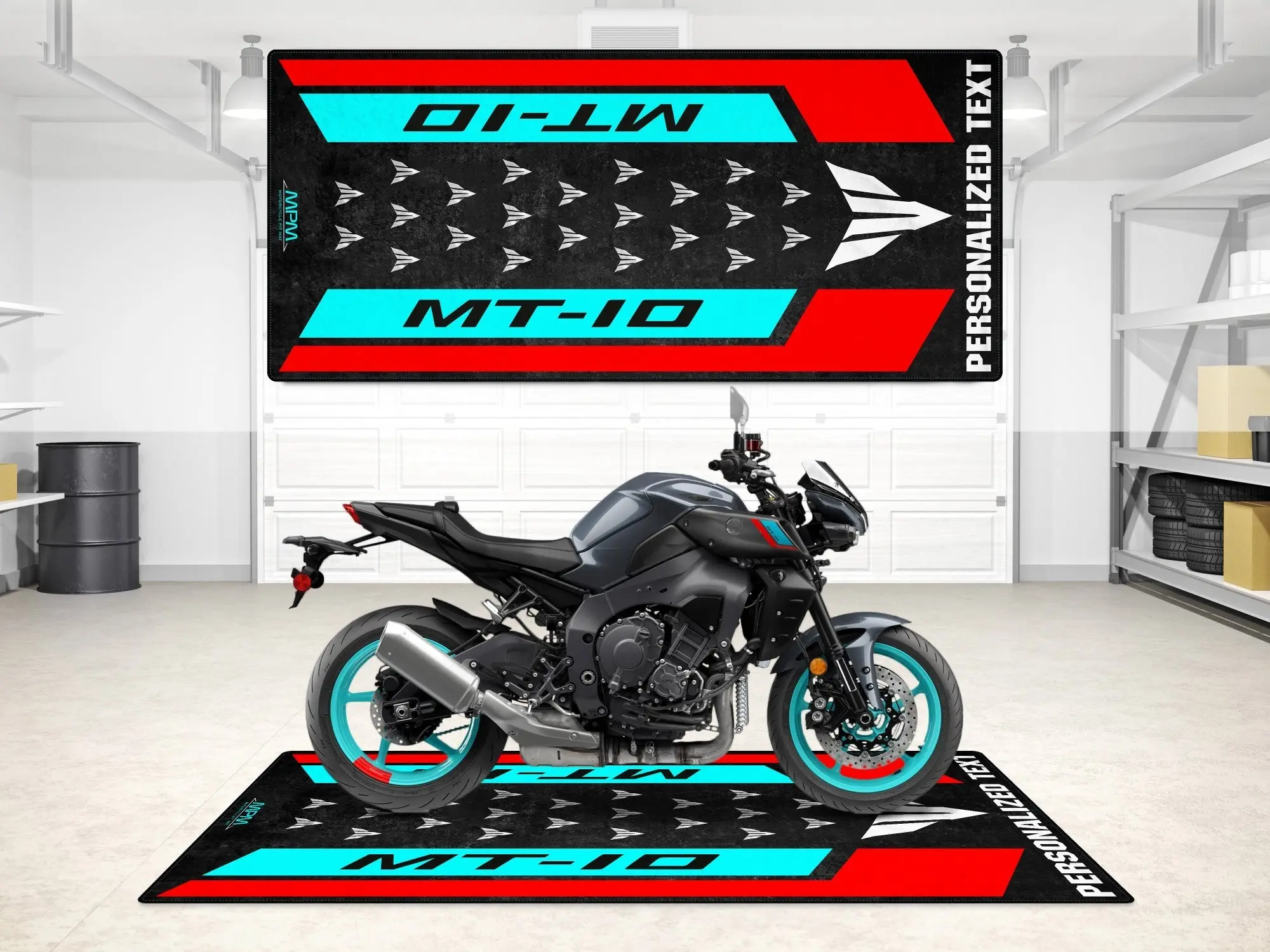 Designed Pit Mat for Yamaha MT-10 Motorcycle - MM7115 - Image 3