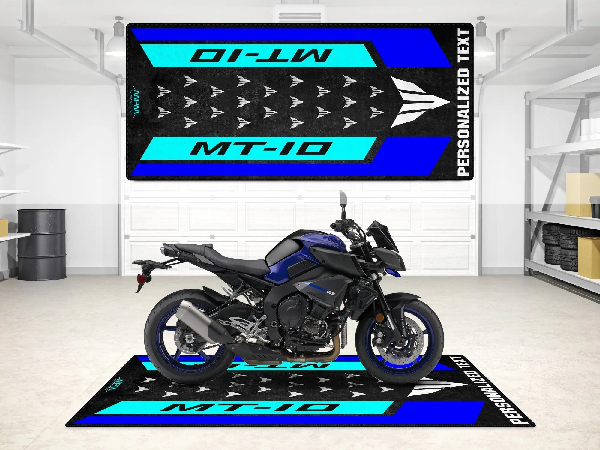 Designed Pit Mat for Yamaha MT-10 Motorcycle - MM7115 - Image 7